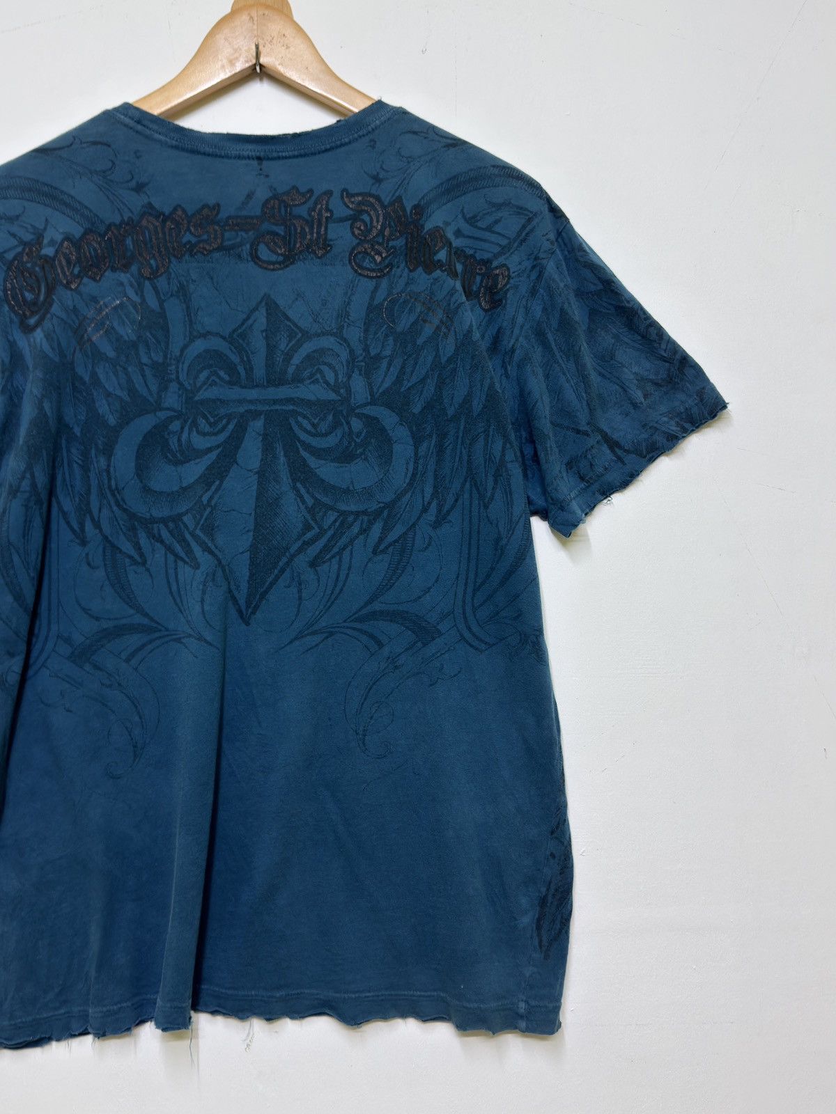 Affliction Affliction x Georges St Pierre Y2K MMA Distressed Tee Size US M / EU 48-50 / 2 - 10 Thumbnail