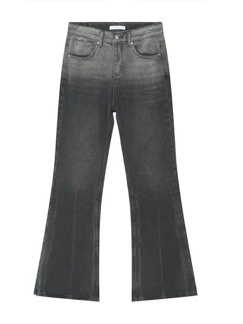 Jean y2k fade distressed flared jeans Size US 30 / EU 46 - 6 Thumbnail