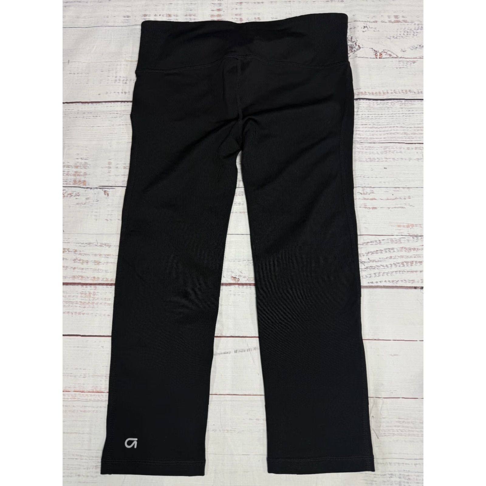 Gap Gap Fit Gfast Womens Black Capri Activewear Pants Pull On Running Training S NWT Size 28" / US 6 / IT 42 - 6 Thumbnail
