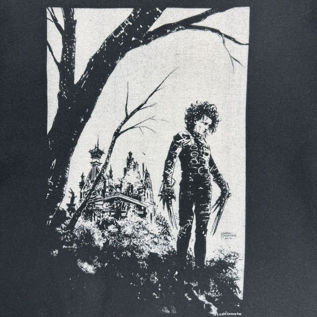 Jerzees Edward Scissorhands Graphic by Century Fox Sweatshirt Size US M / EU 48-50 / 2 - 6 Thumbnail