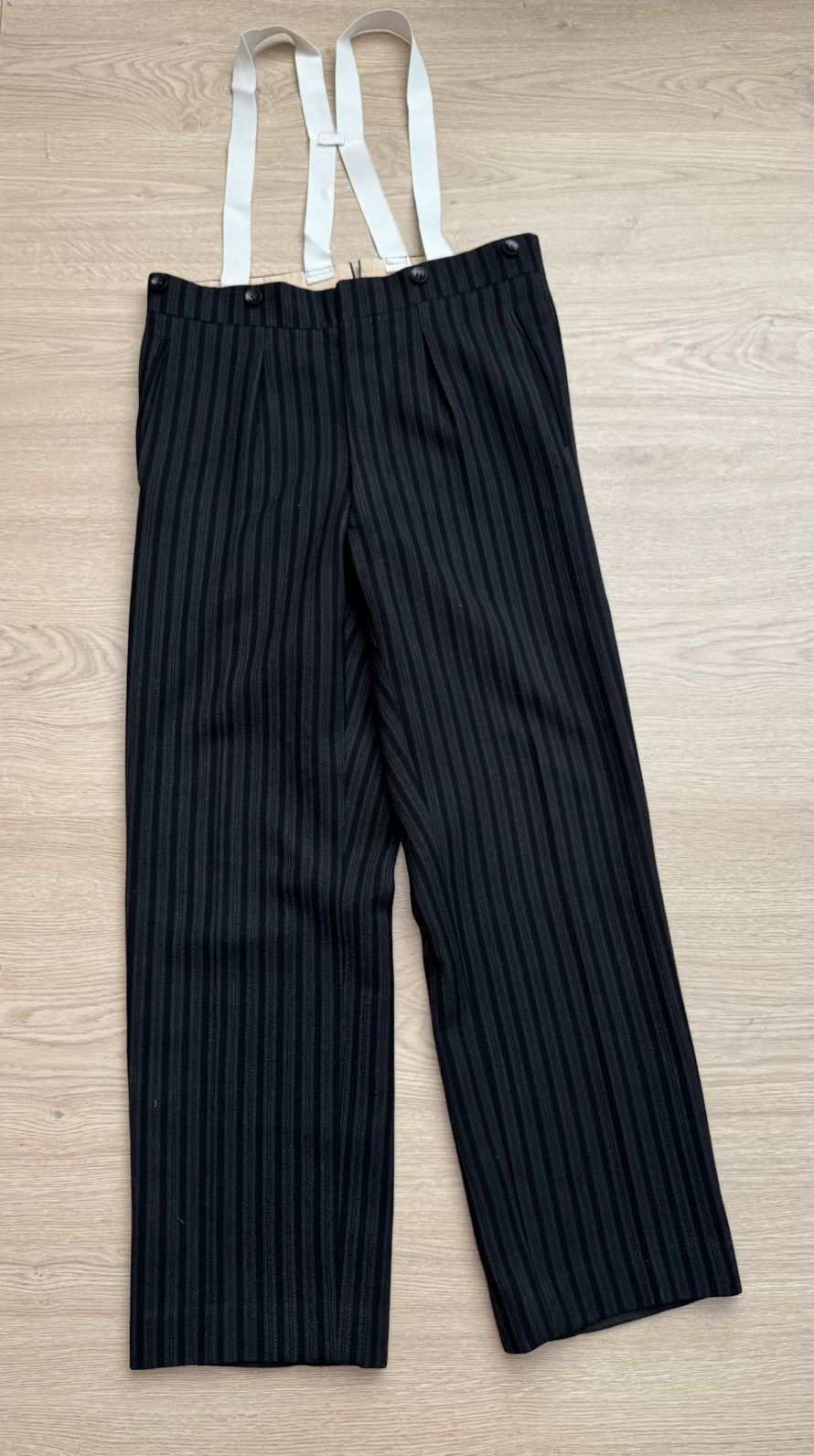 Vintage Vintage 40-50’s Archival Handmade Original WWII Wool Pants Size US 31 - 1 Thumbnail