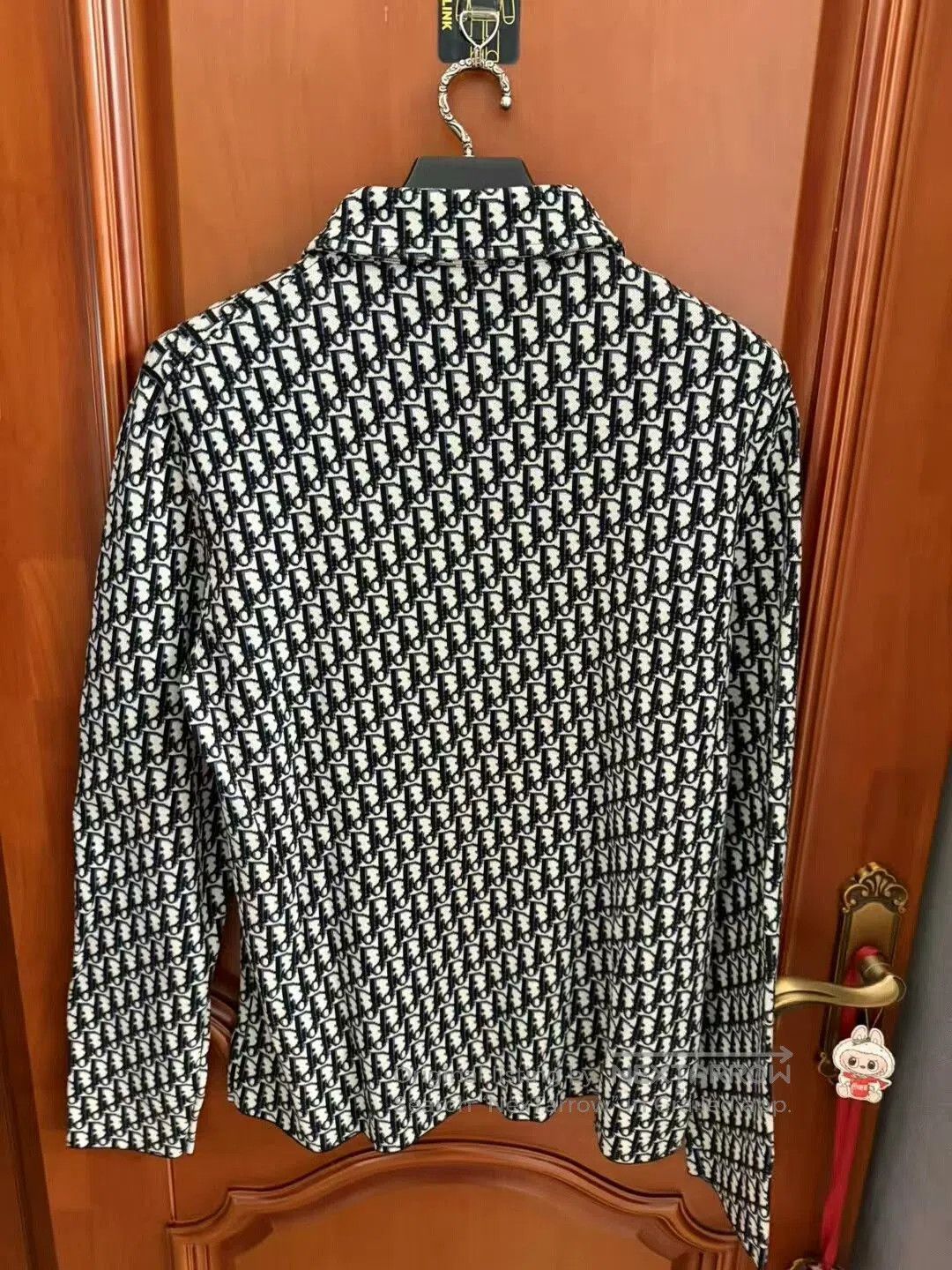 Dior Dior All-Over Logo Long Sleeve Knit Shirt. Size US XL / EU 56 / 4 - 2 Thumbnail