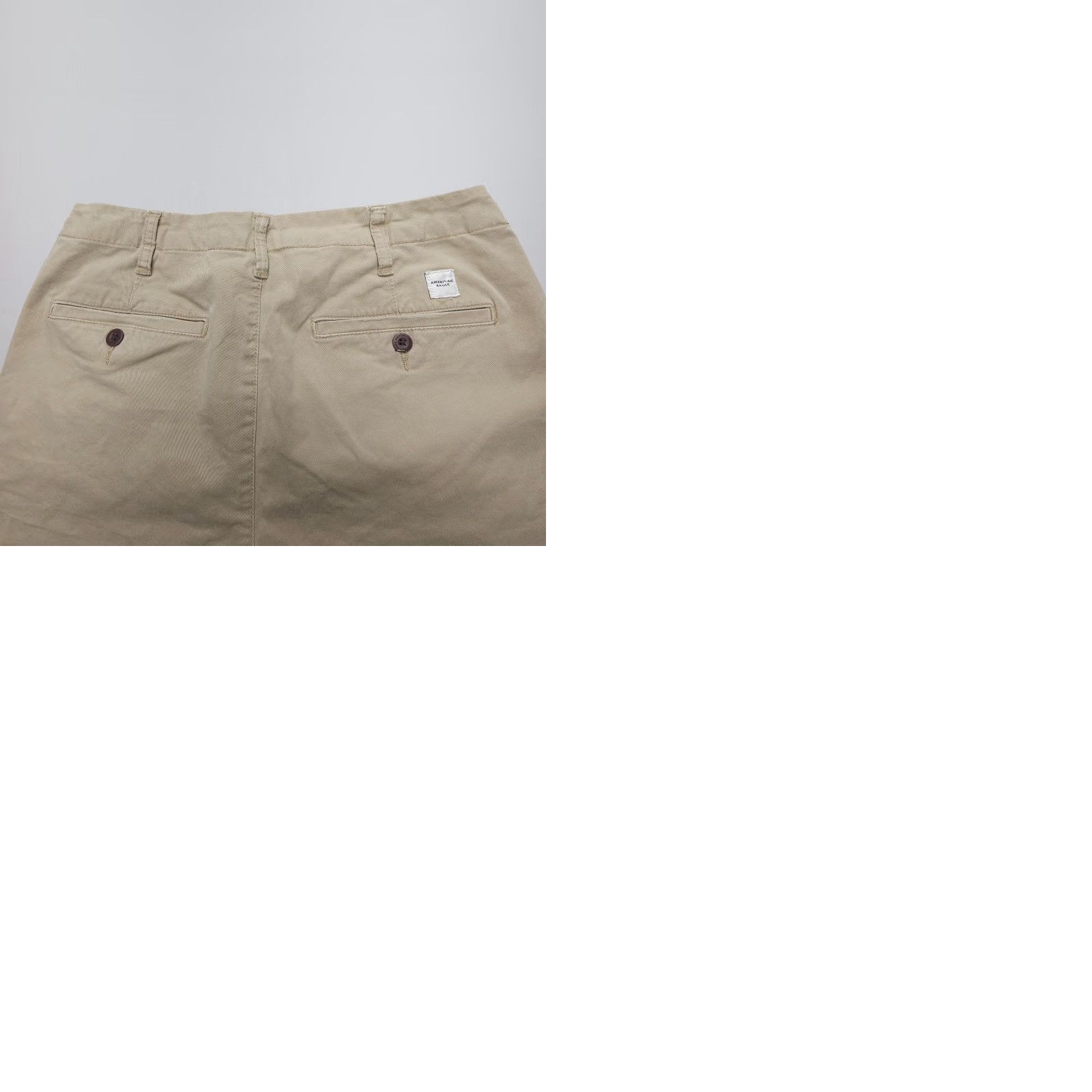American Eagle Outfitters American Eagle Outfitters Athletic Straight Live-in Khakis Chino Pants Mens 31 x 32 Beig e Comfort Stretch Pockets Regular 31in Inseam Size US 31 - 9 Thumbnail