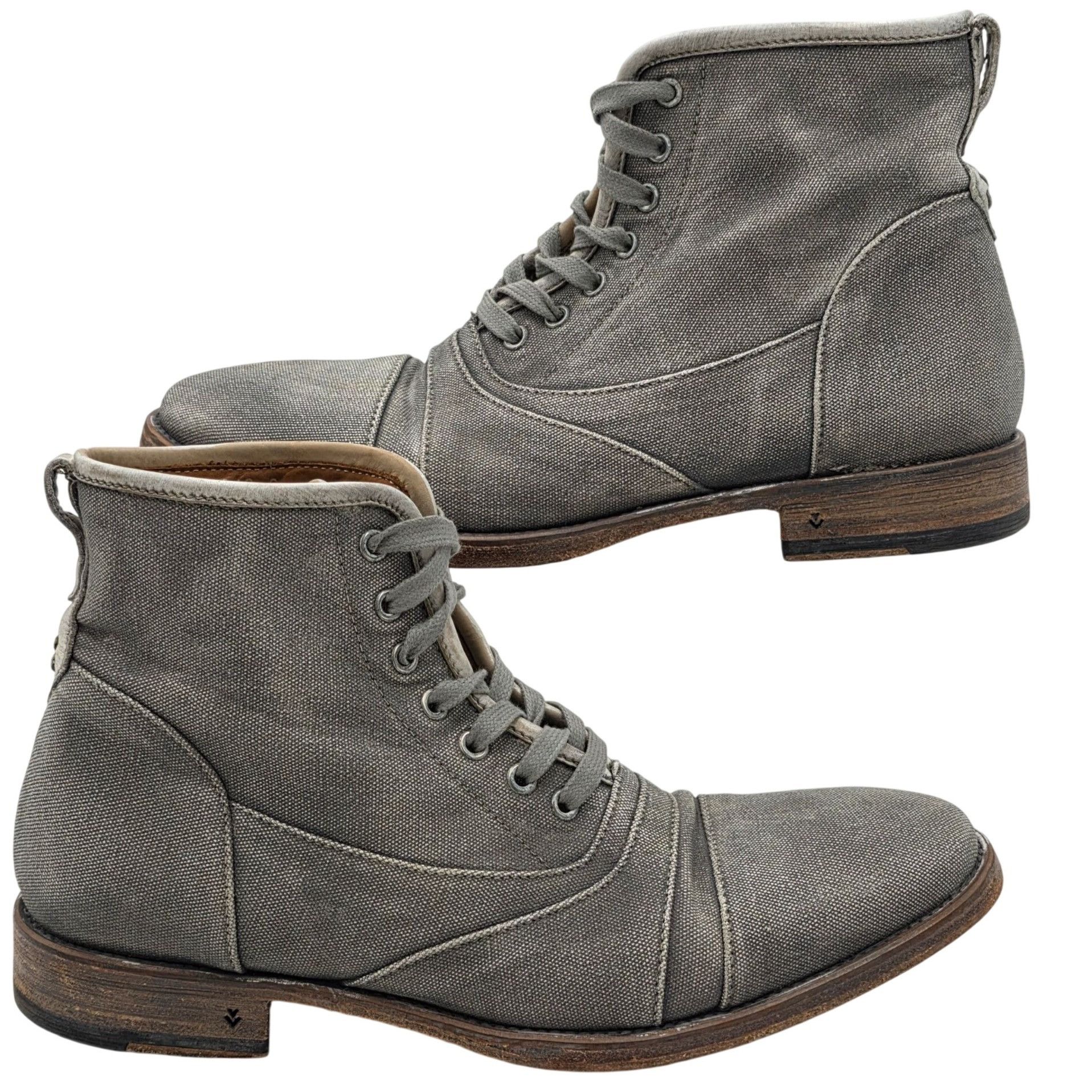 John Varvatos $698 John Varvatos Italy Fleetwood Mens 9 Distressed Boots Size US 9 / EU 42 - 7 Thumbnail