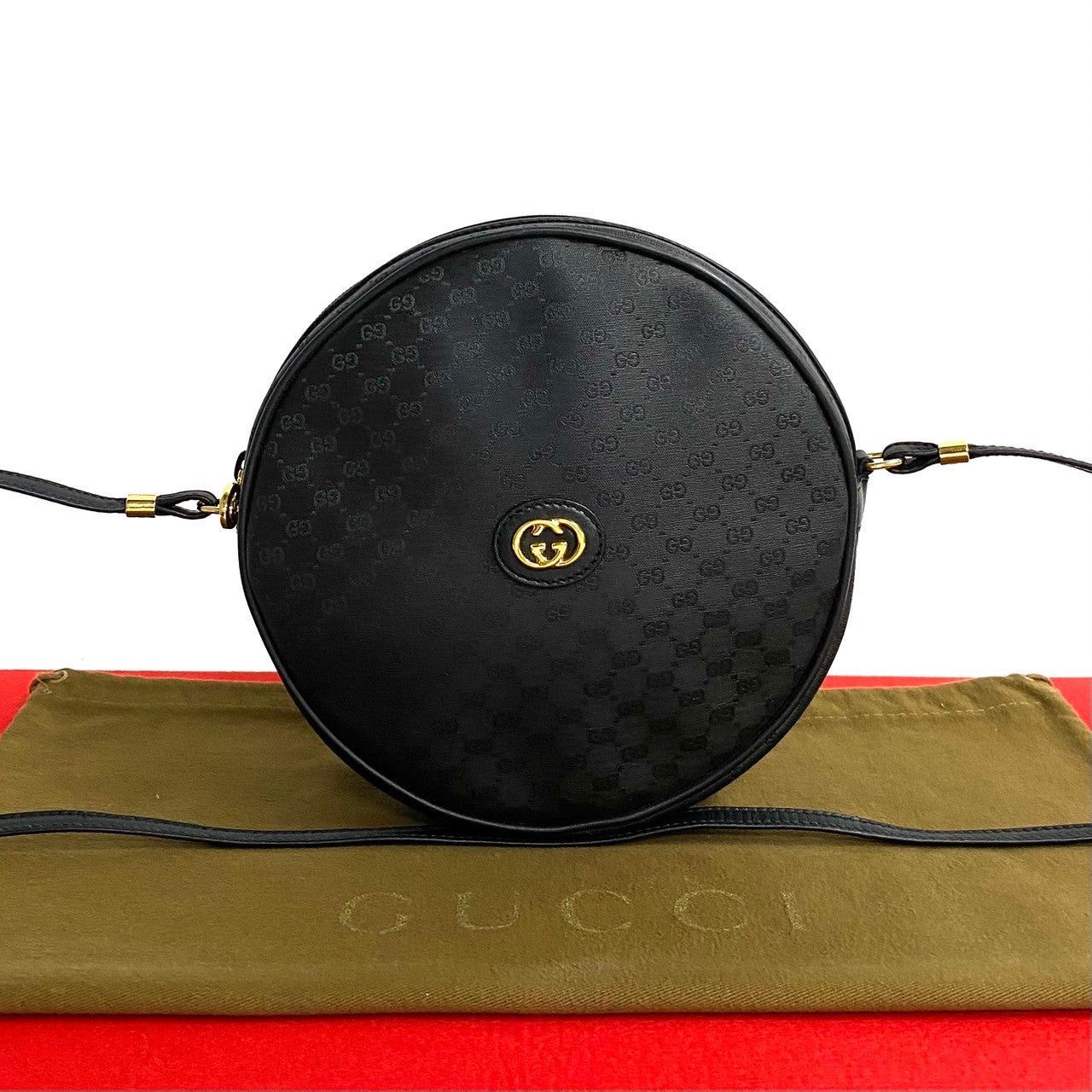 Gucci Shoulder Bag Black PVC