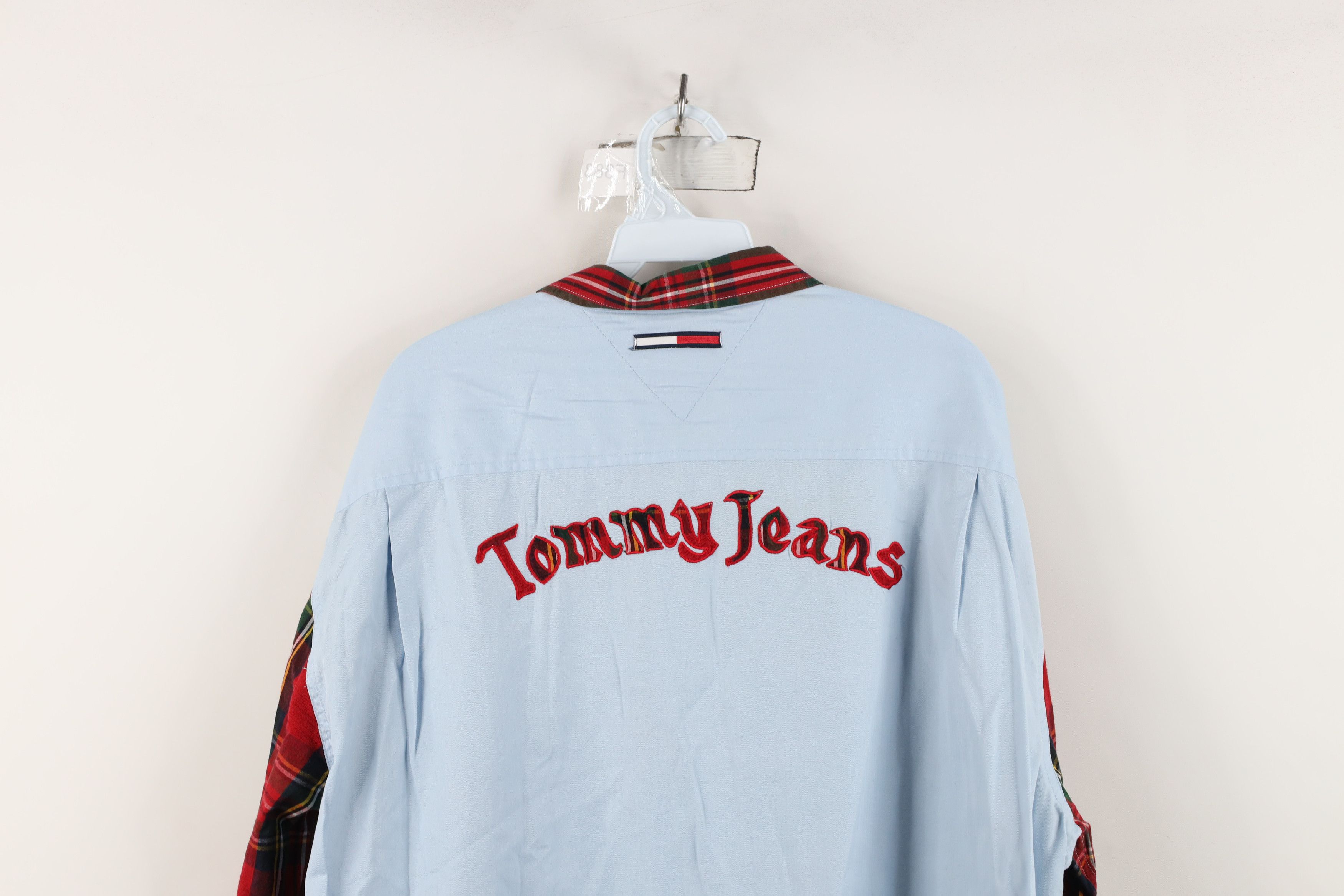 Tommy Hilfiger Vintage 90s Tommy Hilfiger N Sew Collared Button Shirt Plaid Size US XL / EU 56 / 4 - 14 Thumbnail