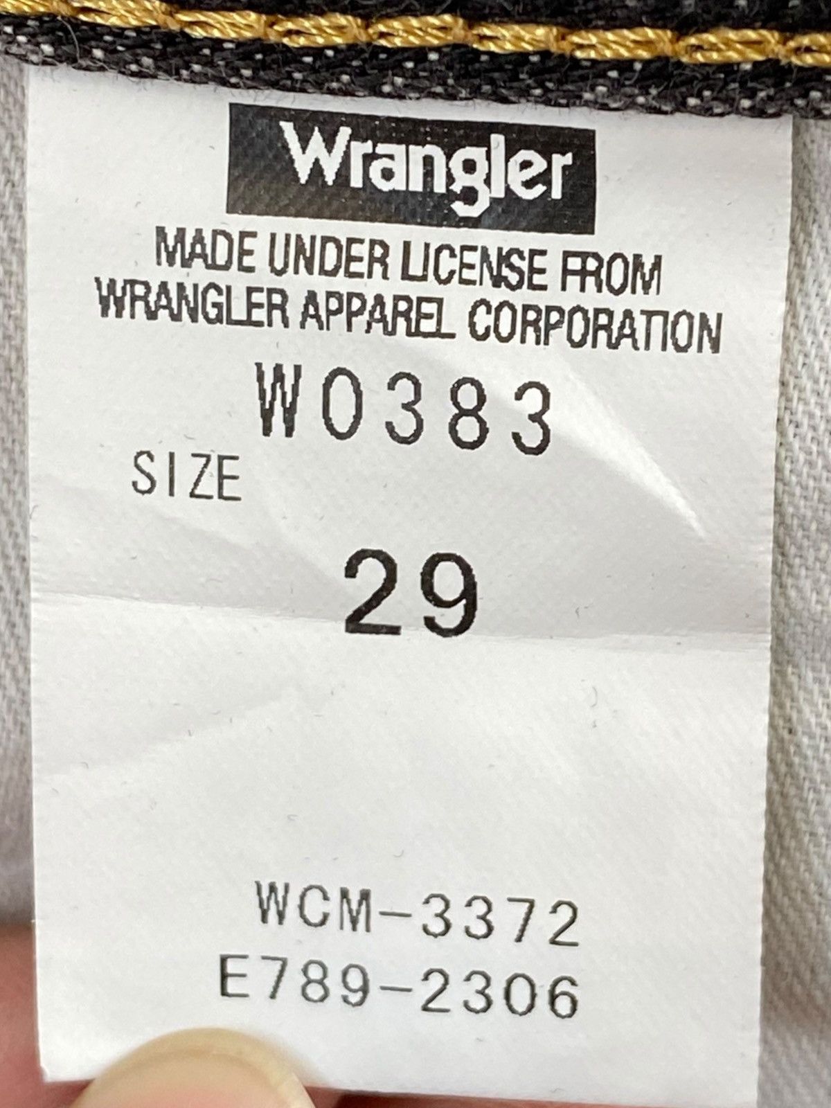 Wrangler Wrangler Whiskered Light Wash Straight Leg Jeans Size US 31 - 10 Thumbnail