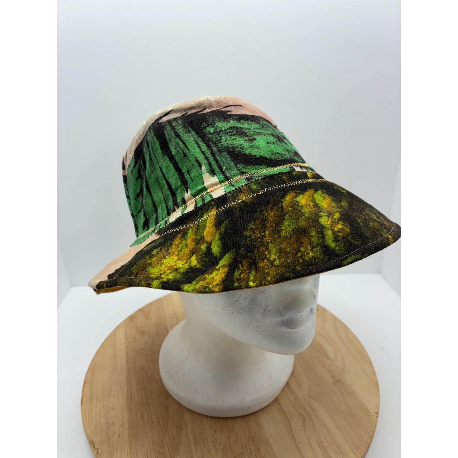Other The Canopy — Upcycled Waxed Cotton Bucket Hat, Tropical Size ONE SIZE - 10 Thumbnail