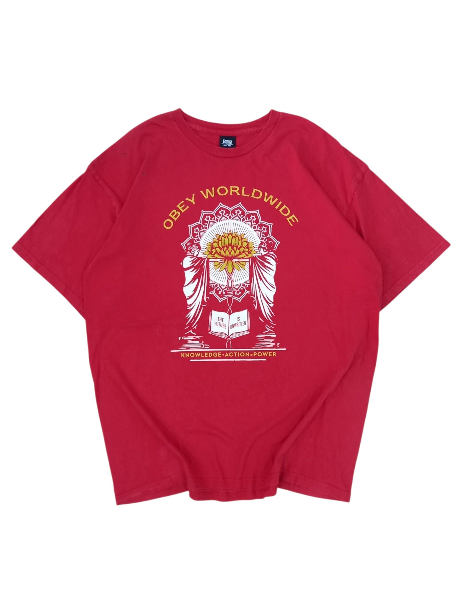 Obey Vintage Y2K Obey Worldwide Tee Size US XL / EU 56 / 4 - 1 Thumbnail
