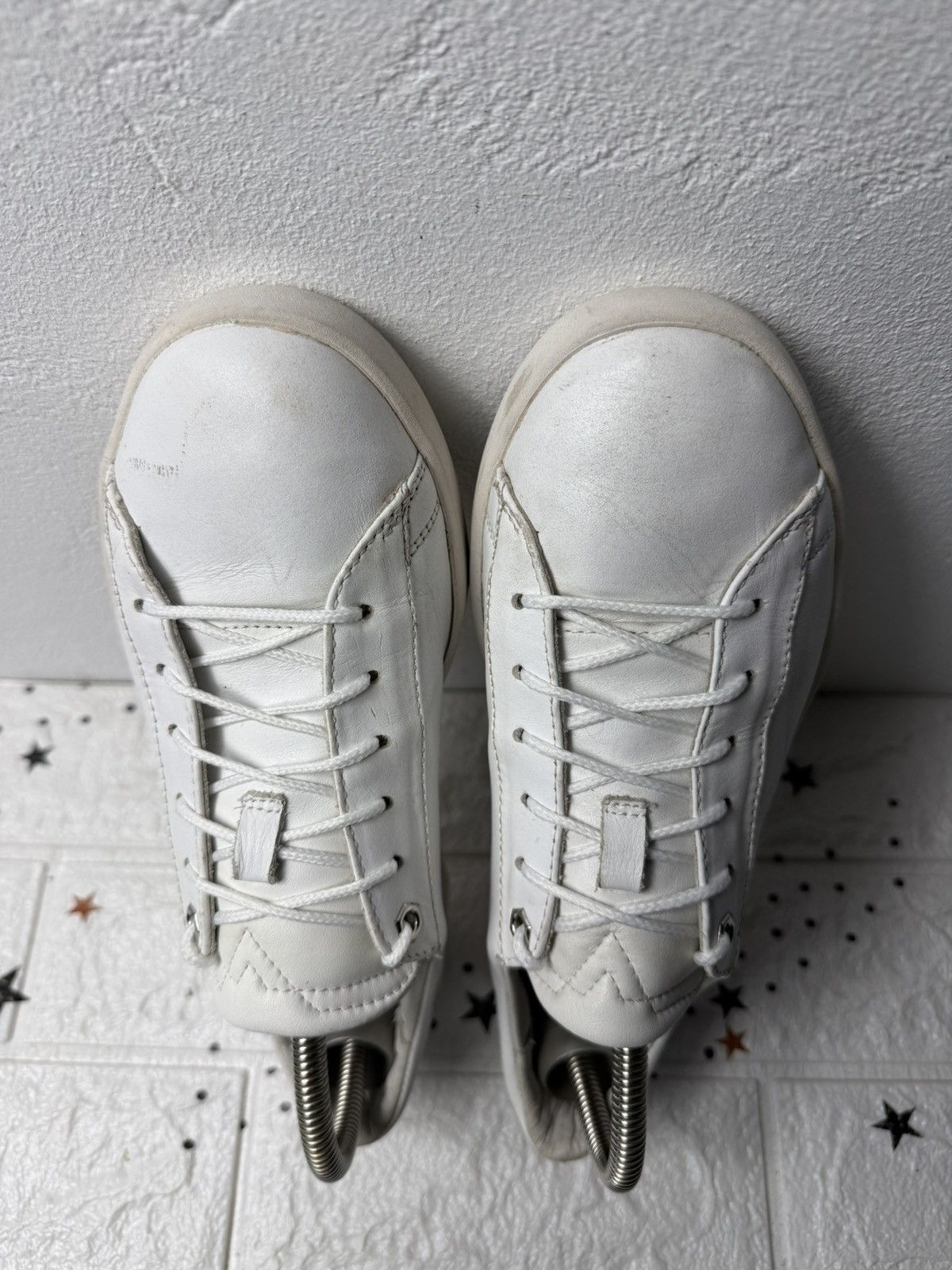 Diesel DIESEL WOMEN SNEAKERS US7 UK6.5 EUR39 Leather White Casual Size US 7 / IT 37 - 6 Thumbnail