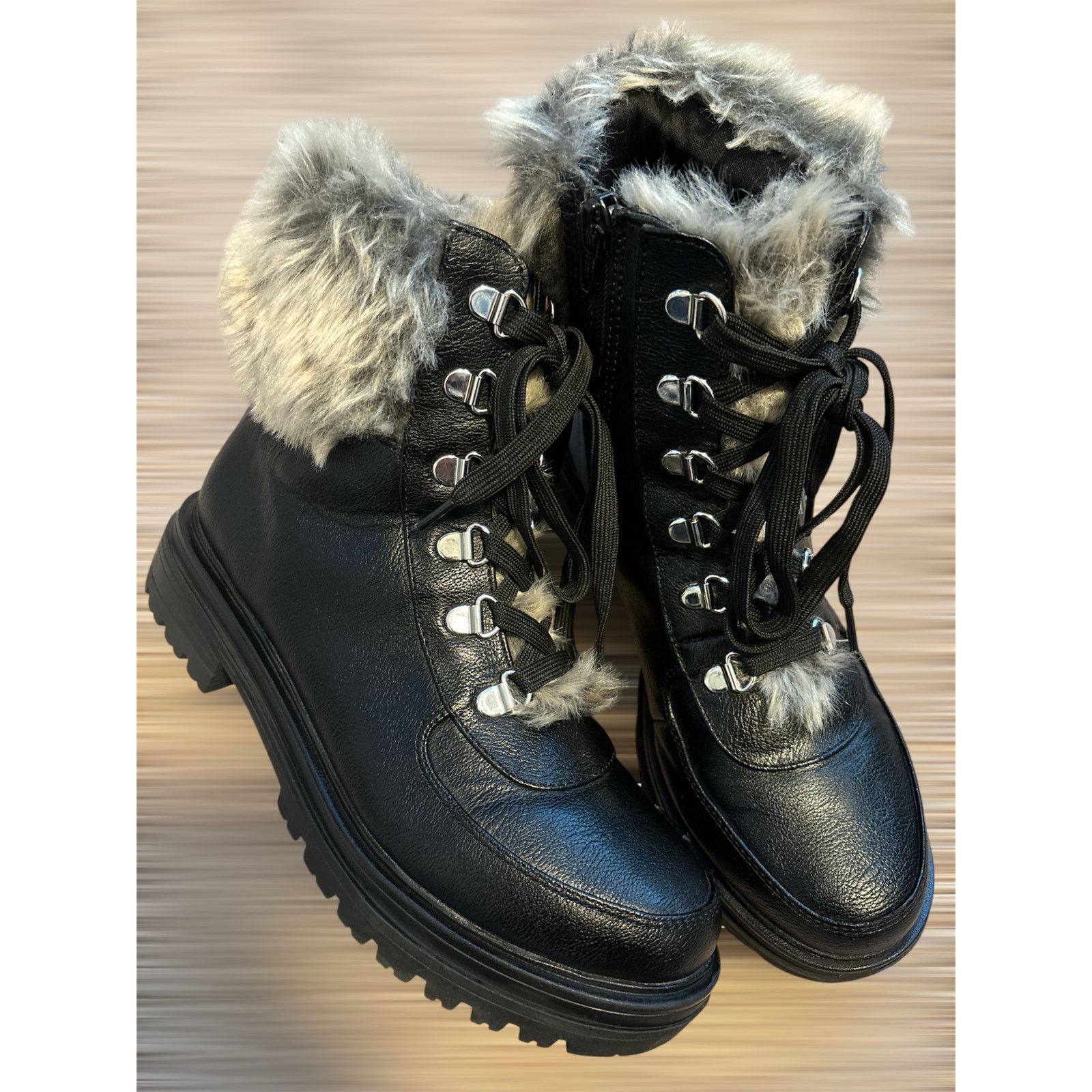 The Unbranded Brand Sun + Stone Weather Combat Boots Size 6.5 Size US 6.5 / IT 36.5 - 1 Thumbnail