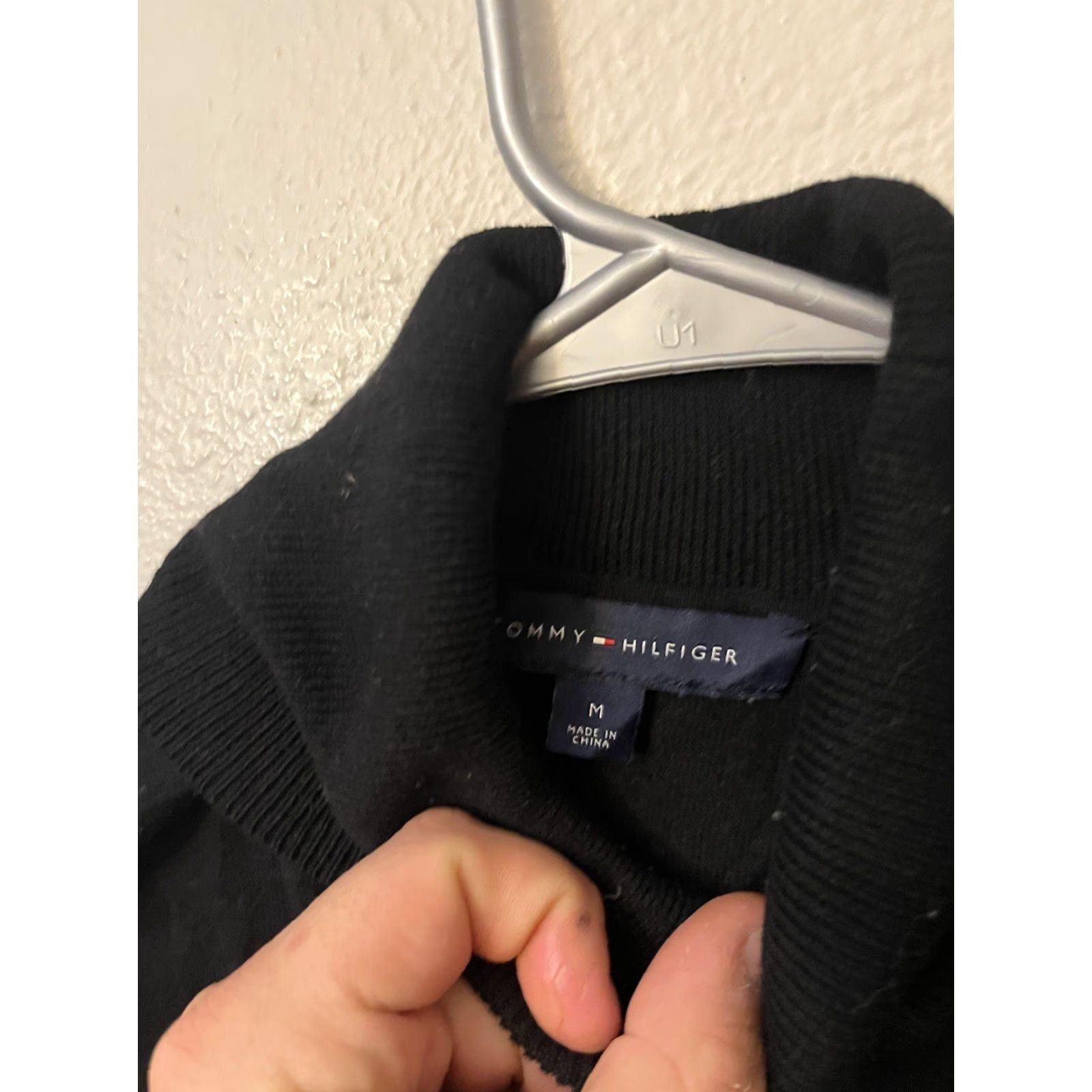 Tommy Hilfiger Tommy Hilfiger Turtleneck Top Women Black Cotton Long Sleeve Size M Size M / US 6-8 / IT 42-44 - 2 Thumbnail