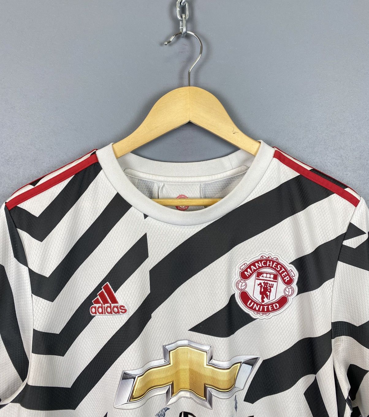 Adidas Adidas x Manchester United Chevrolet Soccer Football Jersey Size US L / EU 52-54 / 3 - 2 Thumbnail