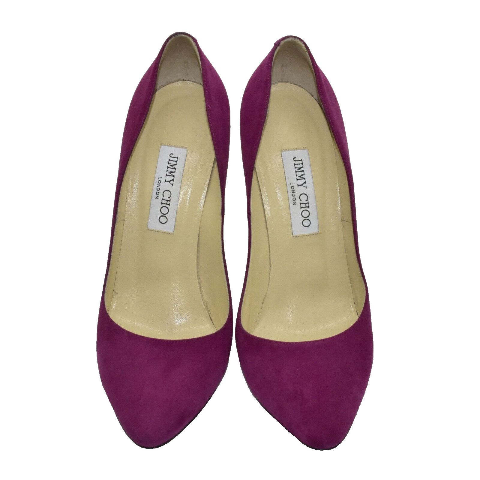 Jimmy Choo JIMMY CHOO Fuchsia Suede Stiletto Heels Pump Shoes Size 40 Size US 10 / IT 40 - 3 Thumbnail