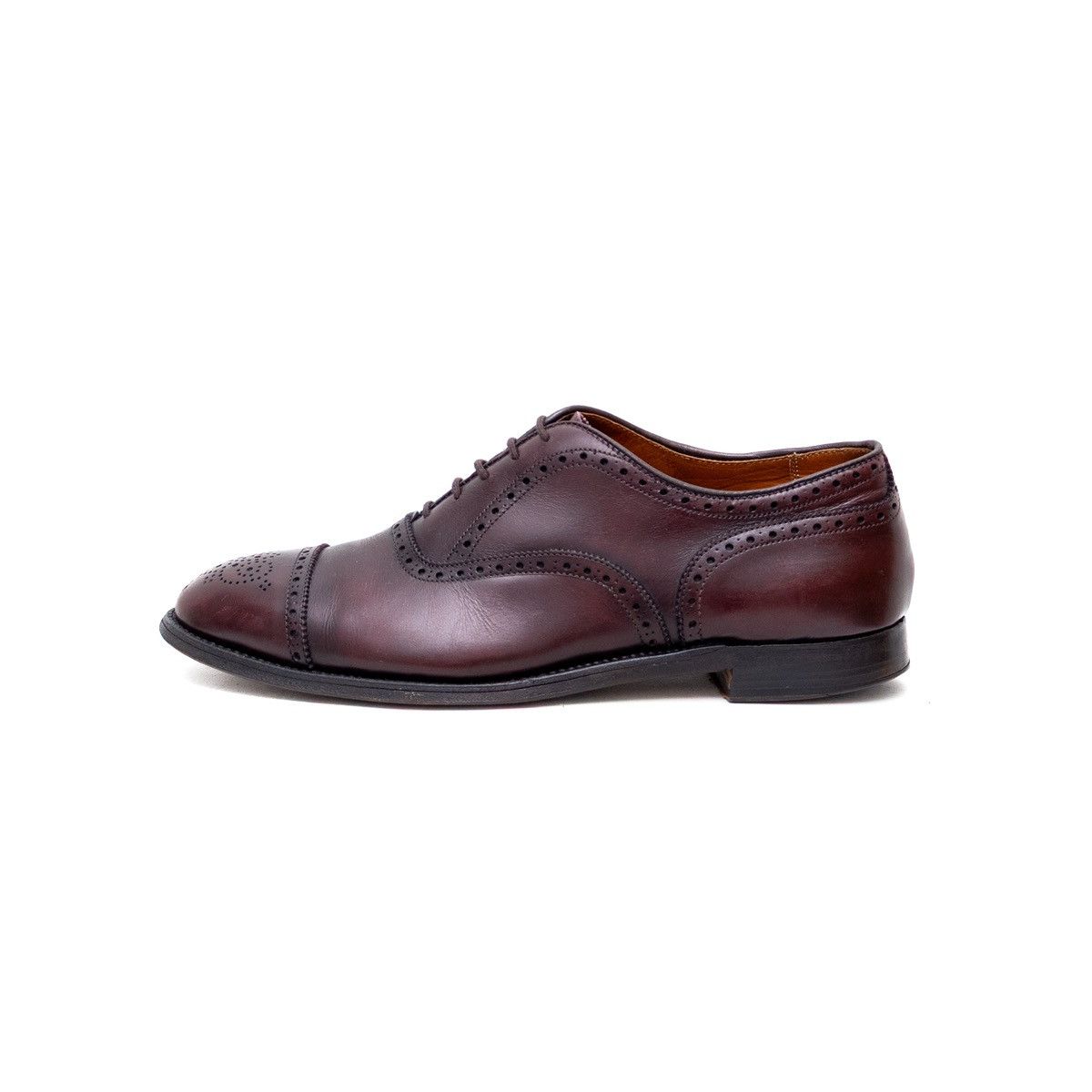 Alden Alden New England 908 B/D Medallion Cap Toe Oxford Shoes 10 Size US 10 / EU 43 - 3 Thumbnail