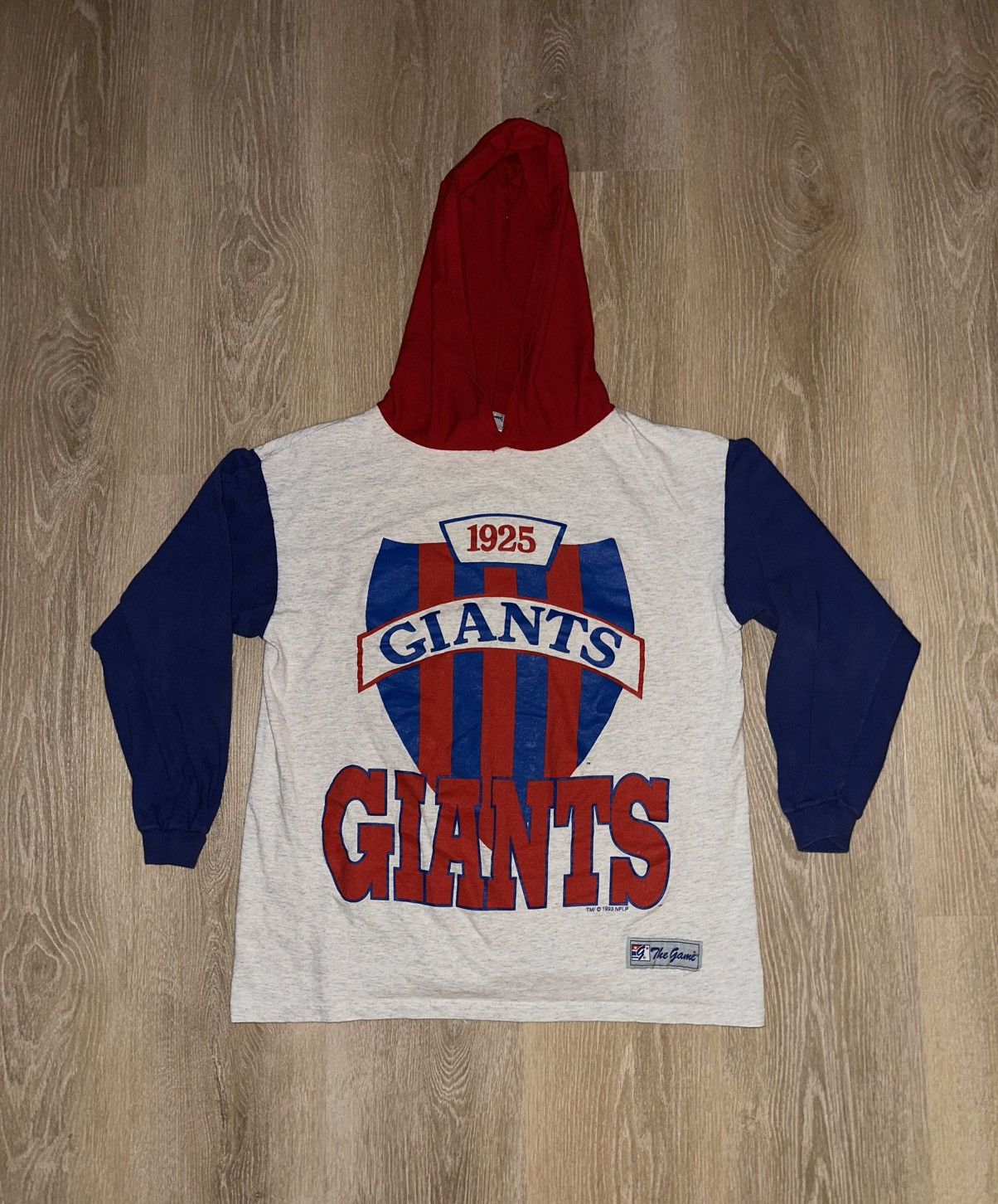 NFL × The Game × Vintage Vintage 90’s New York Giants The Game Hoodie Sweatshirt Size US L / EU 52-54 / 3 - 1 Thumbnail