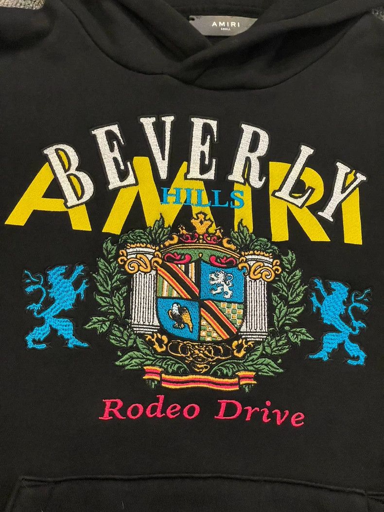 Amiri Amiri Beverly Hills Limited Embroidered Pattern Hoodie Swea Size US S / EU 44-46 / 1 - 2 Thumbnail