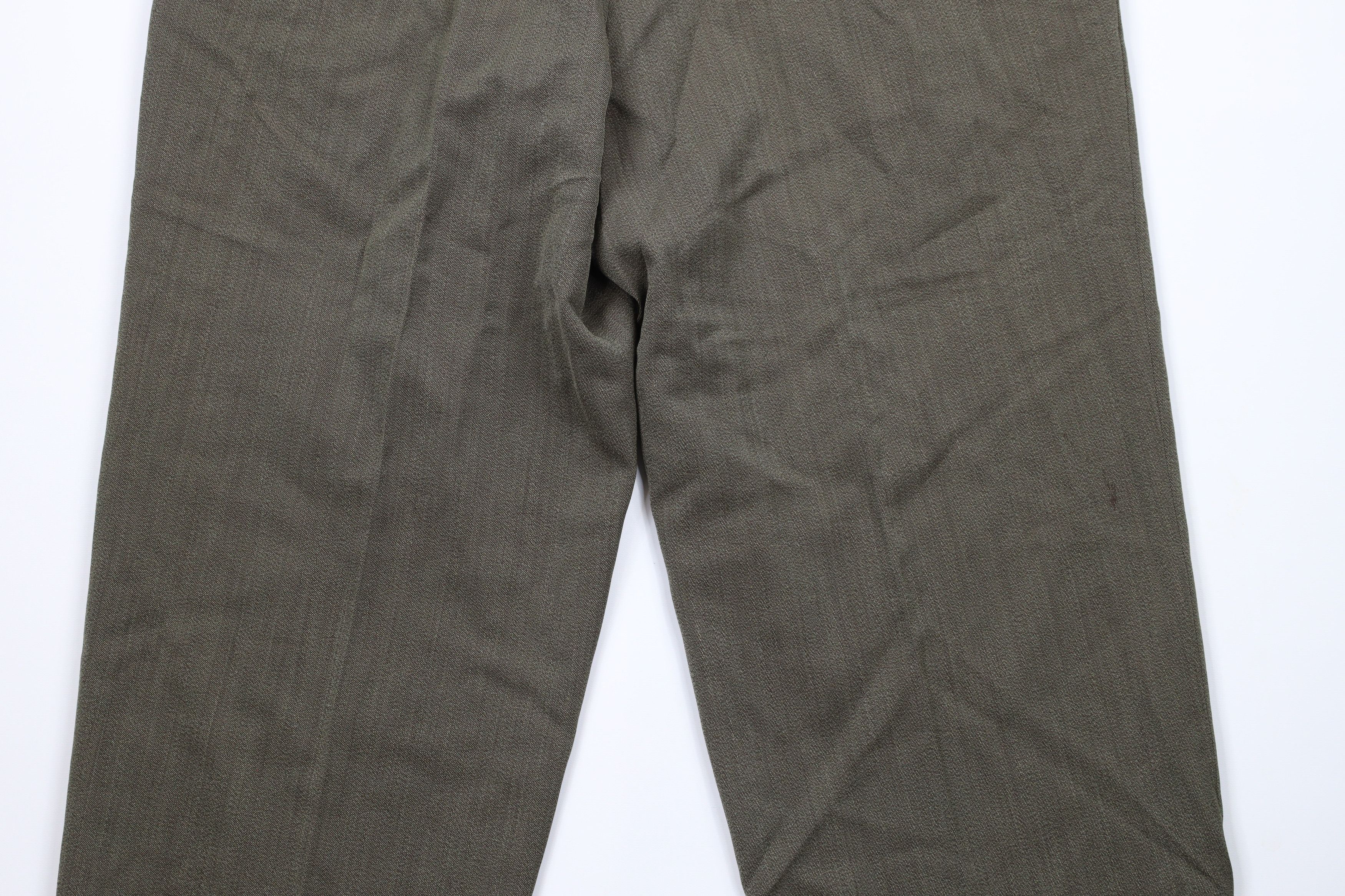 Banana Republic Vintage 90s Banana Republic Pleated Wide Leg Pants Green Size US 40 / EU 56 - 10 Thumbnail