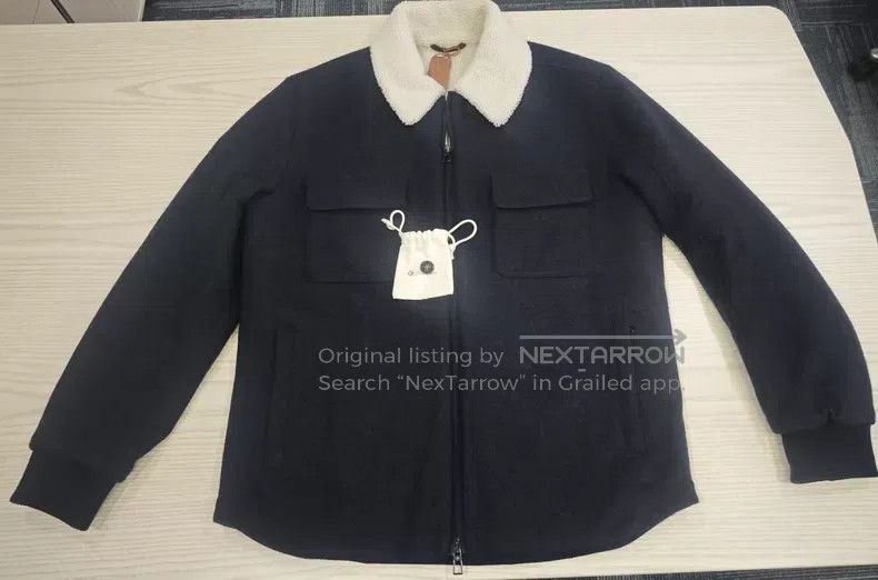 Loro Piana Loro Piana Men's Cashmere + Fur and Leather Jacket Size US S / EU 44-46 / 1 - 3 Thumbnail