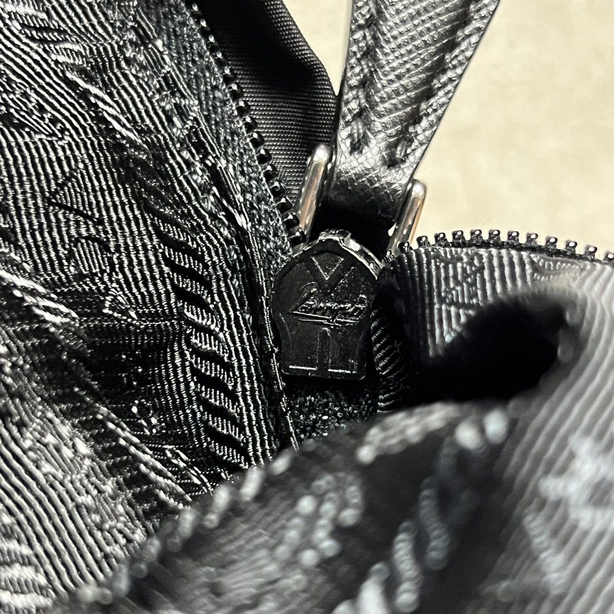 Prada Prada Logo Plate Zebra Backpack Size ONE SIZE - 9 Thumbnail
