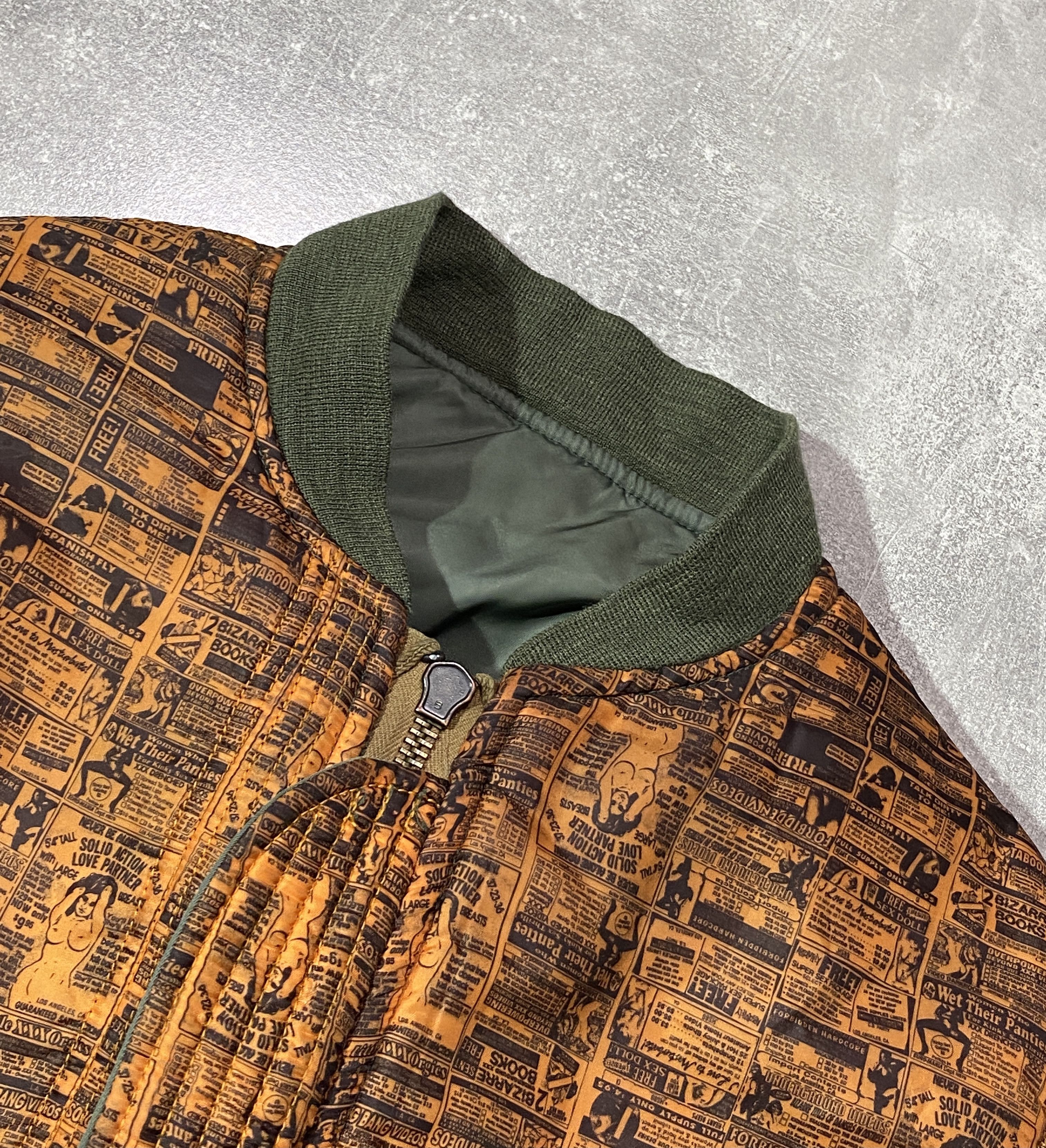 Japanese Brand Vintage 00s WTAPS TABOO VIDEOS MA1 JACKET MILITARY STYLE Size US M / EU 48-50 / 2 - 20 Thumbnail