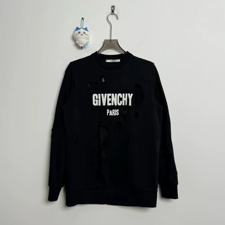 Givenchy givenchy distressed logo sweatshirt-dmc Size US XS / EU 42 / 0 - 1 Thumbnail