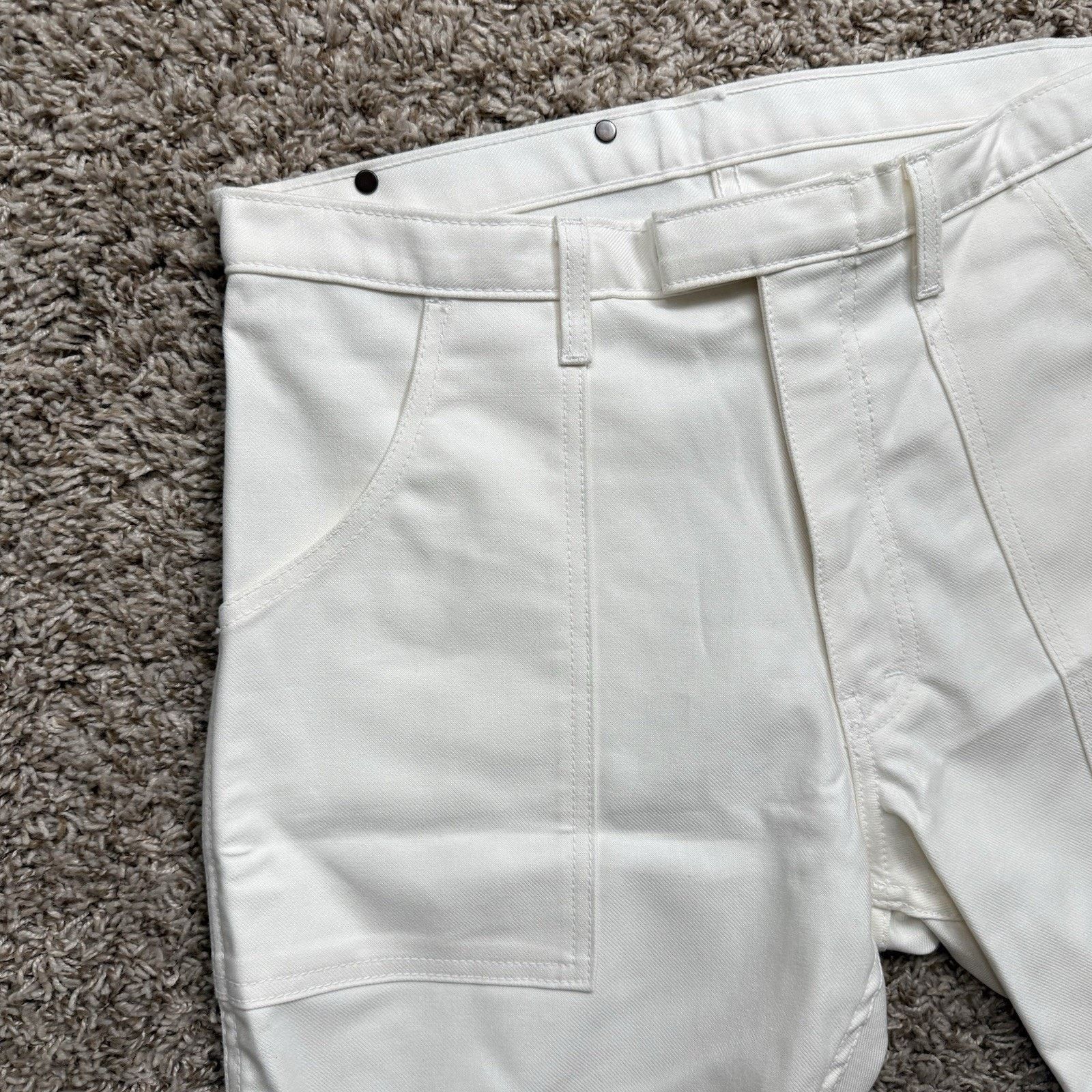 Harmony × Vintage Vintage Balance & Harmony Kempel Japan White Fatigue Shorts Size US 31 - 9 Thumbnail