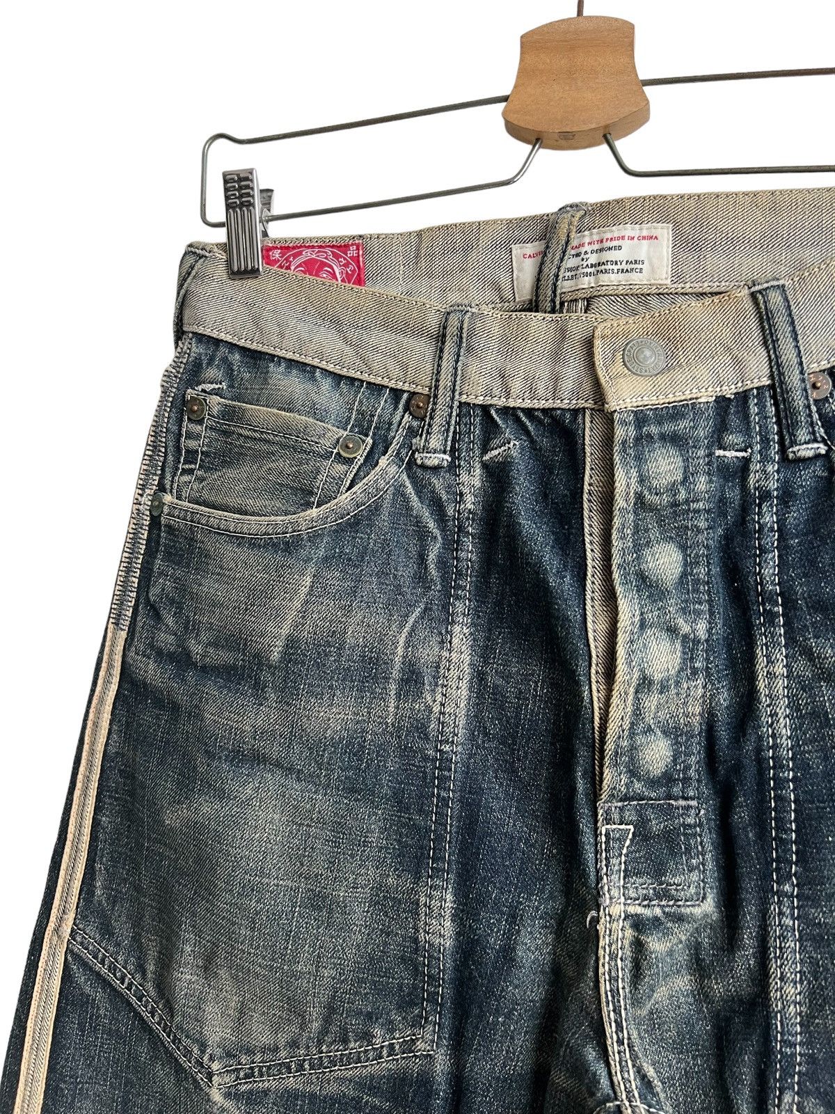 Evisu OG Evisu Yamane Laboratory Paris Daicock Selvage 2 Way Denim Size US 32 / EU 48 - 7 Thumbnail