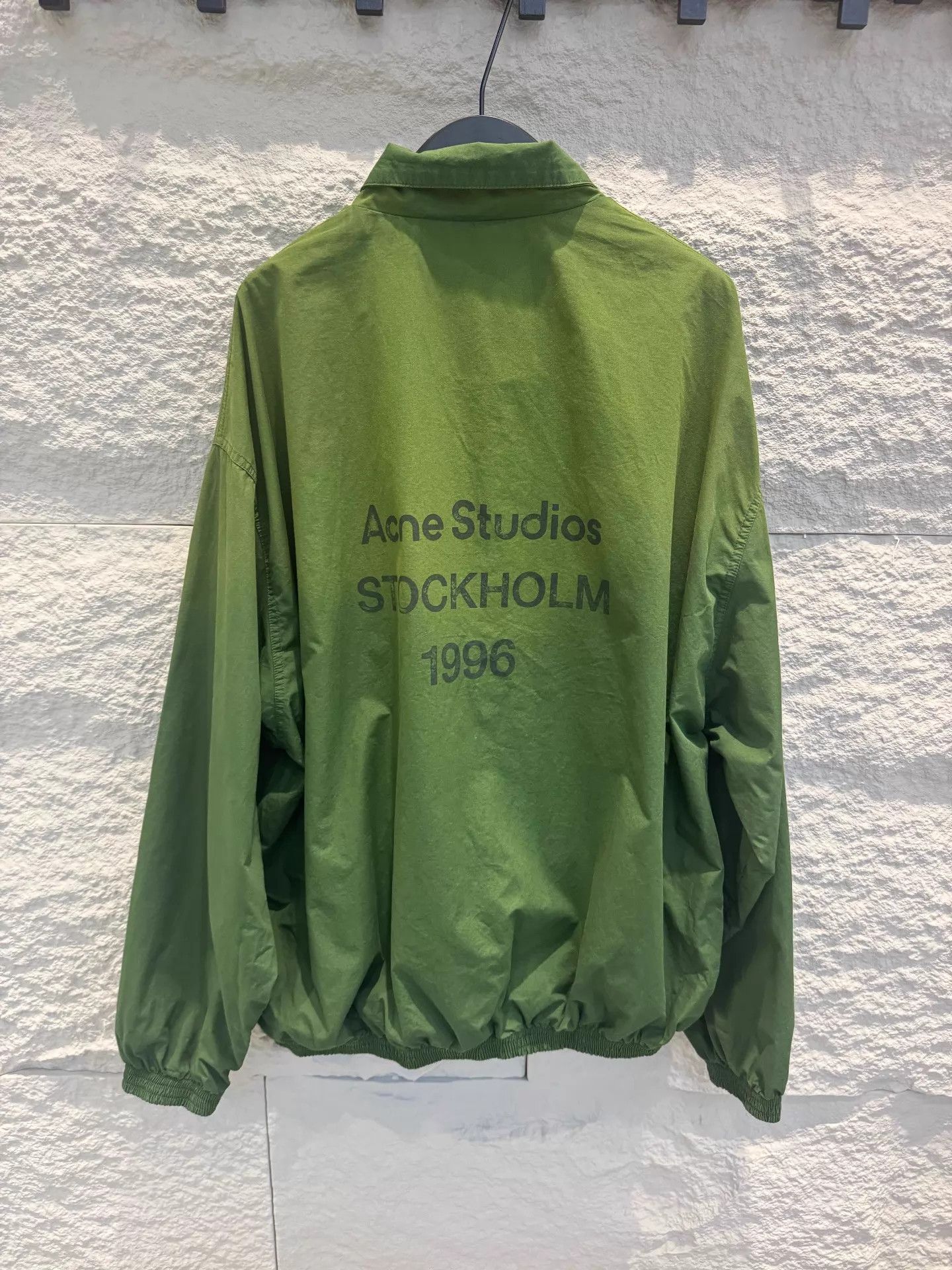 Acne Studios Acne 1996 Logo Oversized Unisex Jkt ForestGreen 44 Size M / US 6-8 / IT 42-44 - 4 Thumbnail