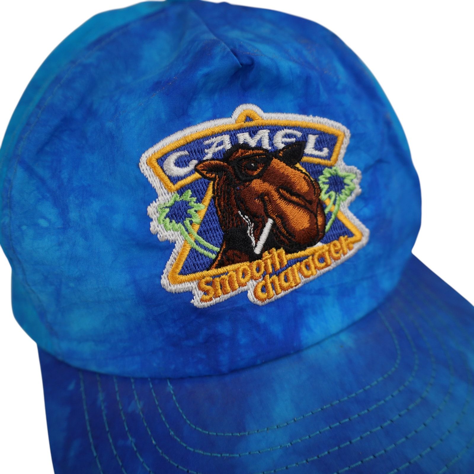 Vintage Vintage Camel Cigarettes Smooth Character Snapback Hat Size ONE SIZE - 3 Thumbnail