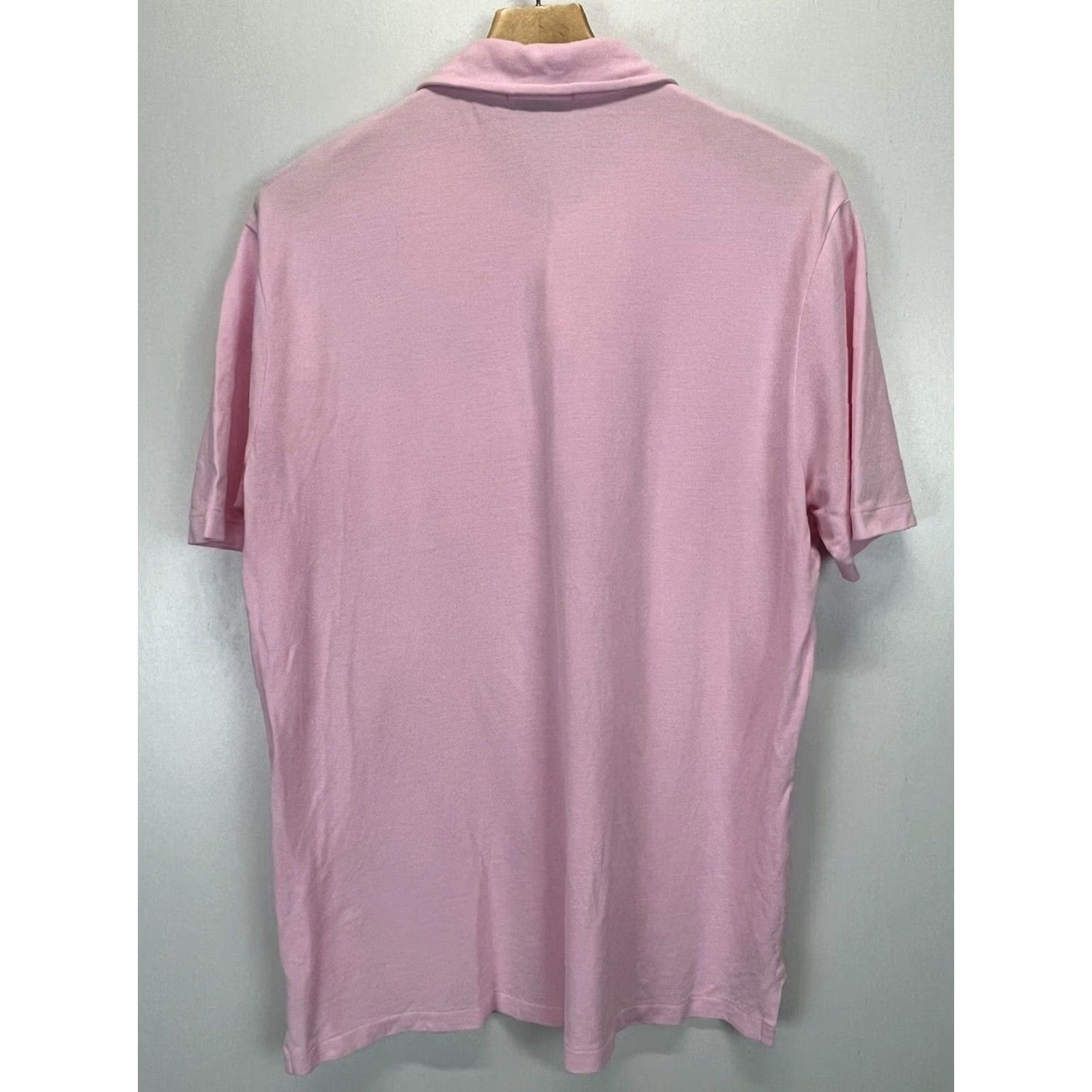 Polo Ralph Lauren Mens Polo Ralph Lauren Featherweight Meah Polo Shirt Sz M VGUC Pink Size US M / EU 48-50 / 2 - 2 Thumbnail