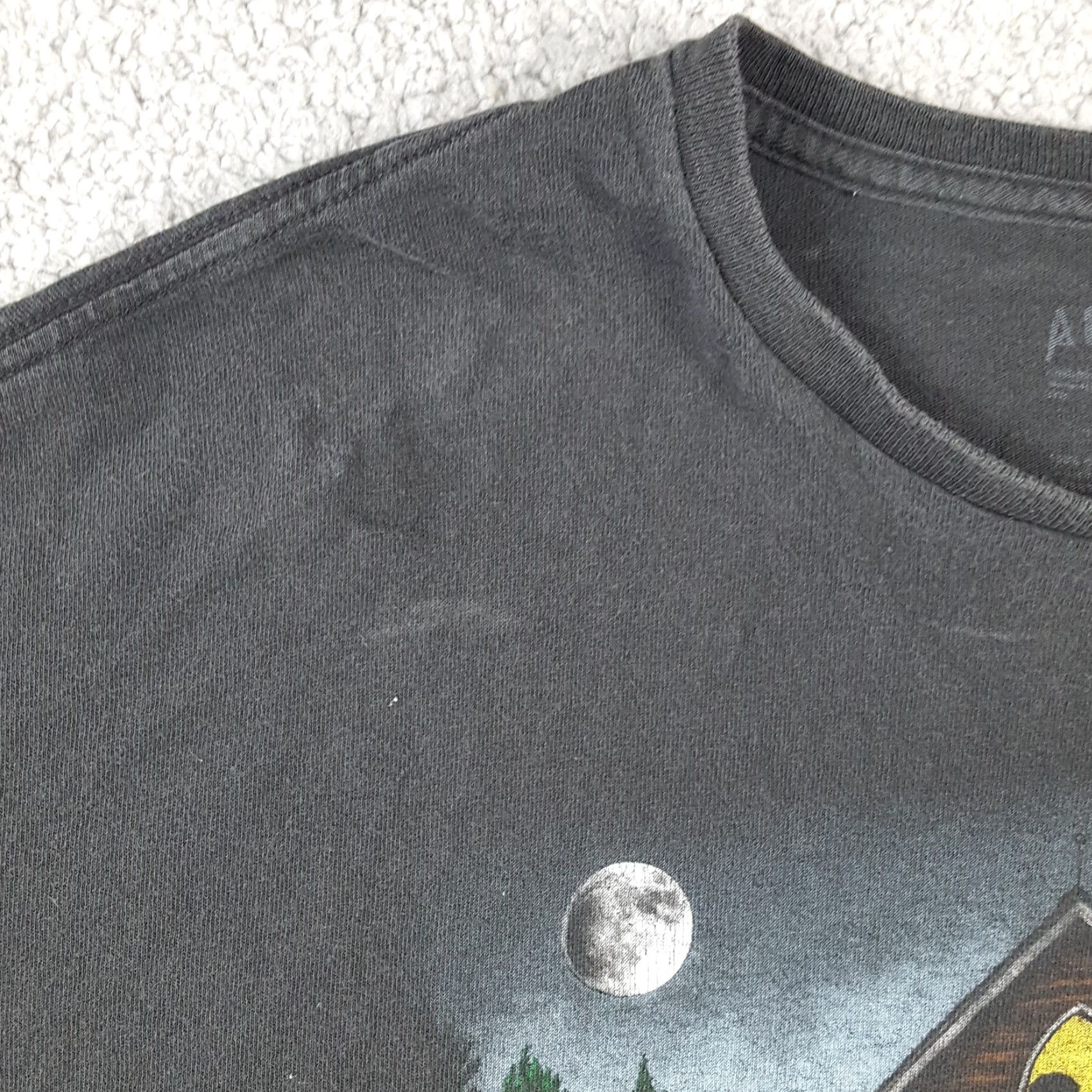 Vintage VINTAGE A Nightmare On Elm Street Distressed Freddy Jason Horror T Shirt Men 3XL Black Cotton Embroidered Logo 90s 00s Movie Mens Size US XXL / EU 58 / 5 - 5 Thumbnail