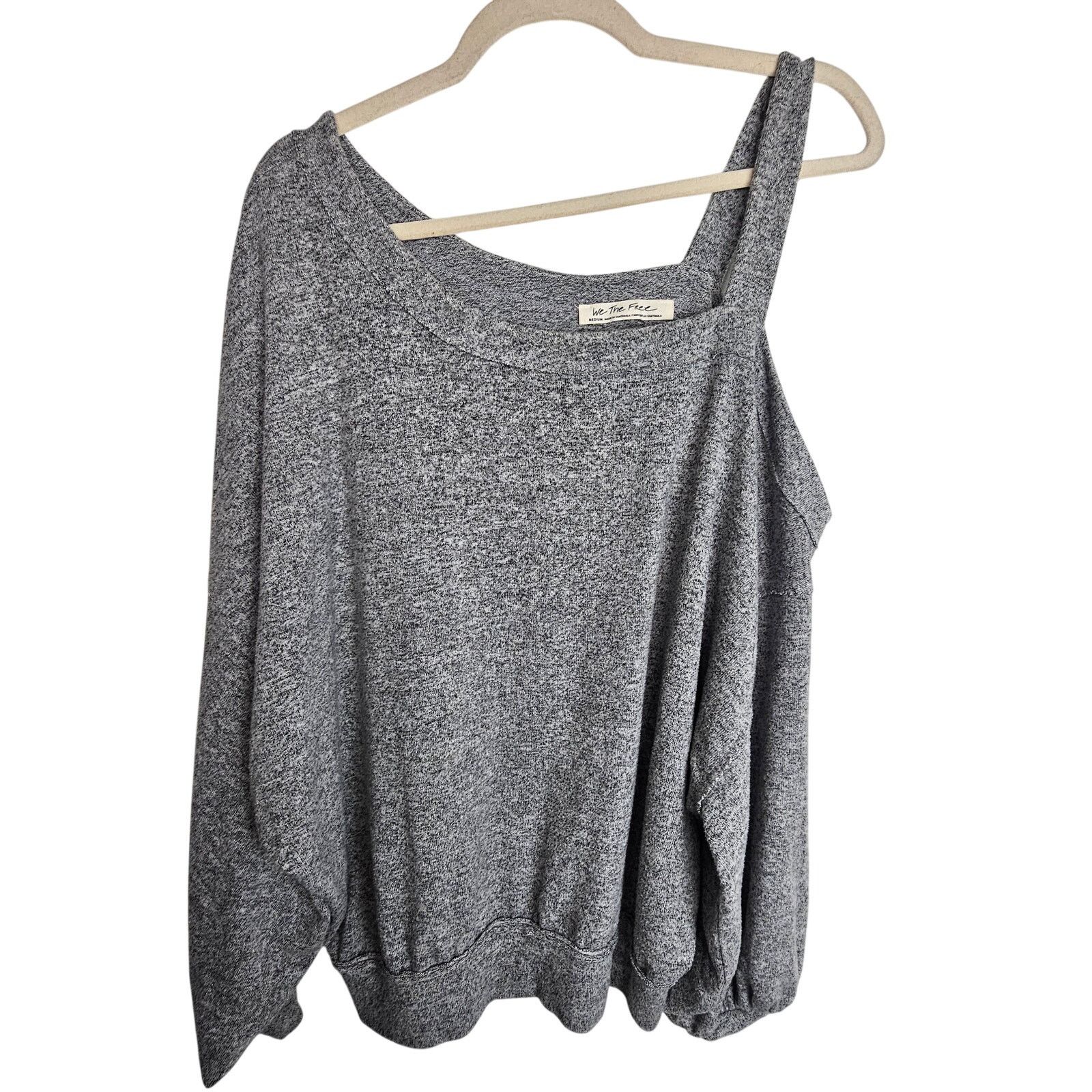 Free People Free People Womens Flaunt It One Shoulder Top Size M Boho Size M / US 6-8 / IT 42-44 - 2 Thumbnail