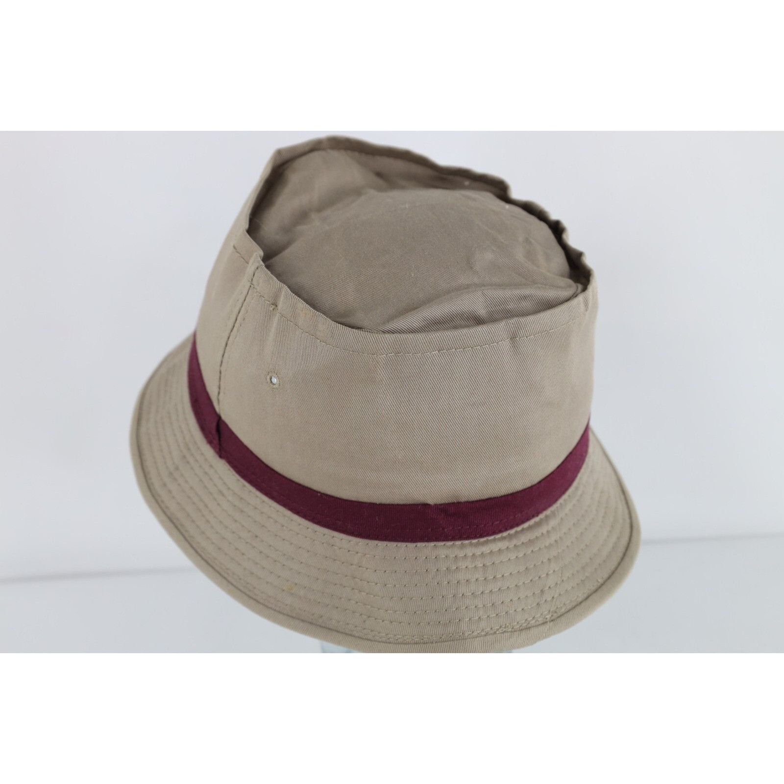 Vintage Vintage 80s 90s Streetwear Striped Roll Top Golf Bucket Hat Size ONE SIZE - 4 Thumbnail