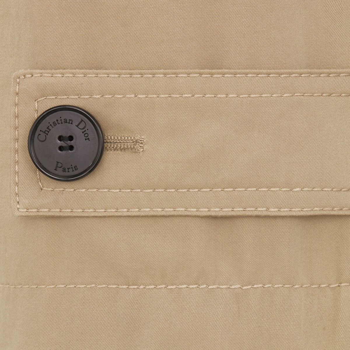 Dior o1bcso1str0225 Belted Cargo Pants in Beige Size 28" / US 6 / IT 42 - 3 Thumbnail