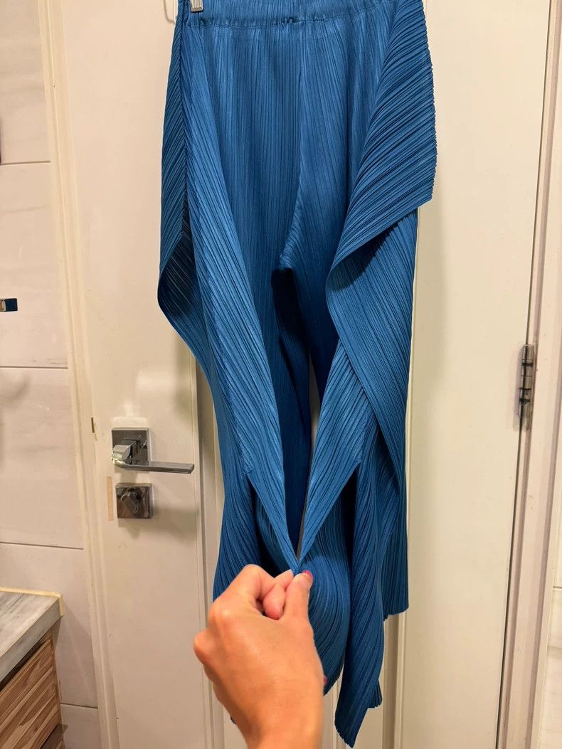 Issey Miyake Issey Miyake size:3 Blue pleated pants Size 42" / US 20 - 4 Thumbnail