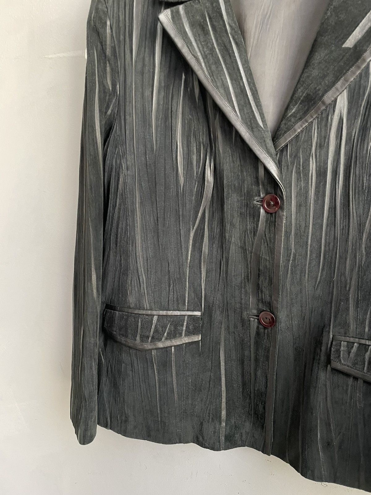 Other Lather blazer jacket y2k archive 2000s rick owens style y2k Size US M / EU 48-50 / 2 - 6 Thumbnail