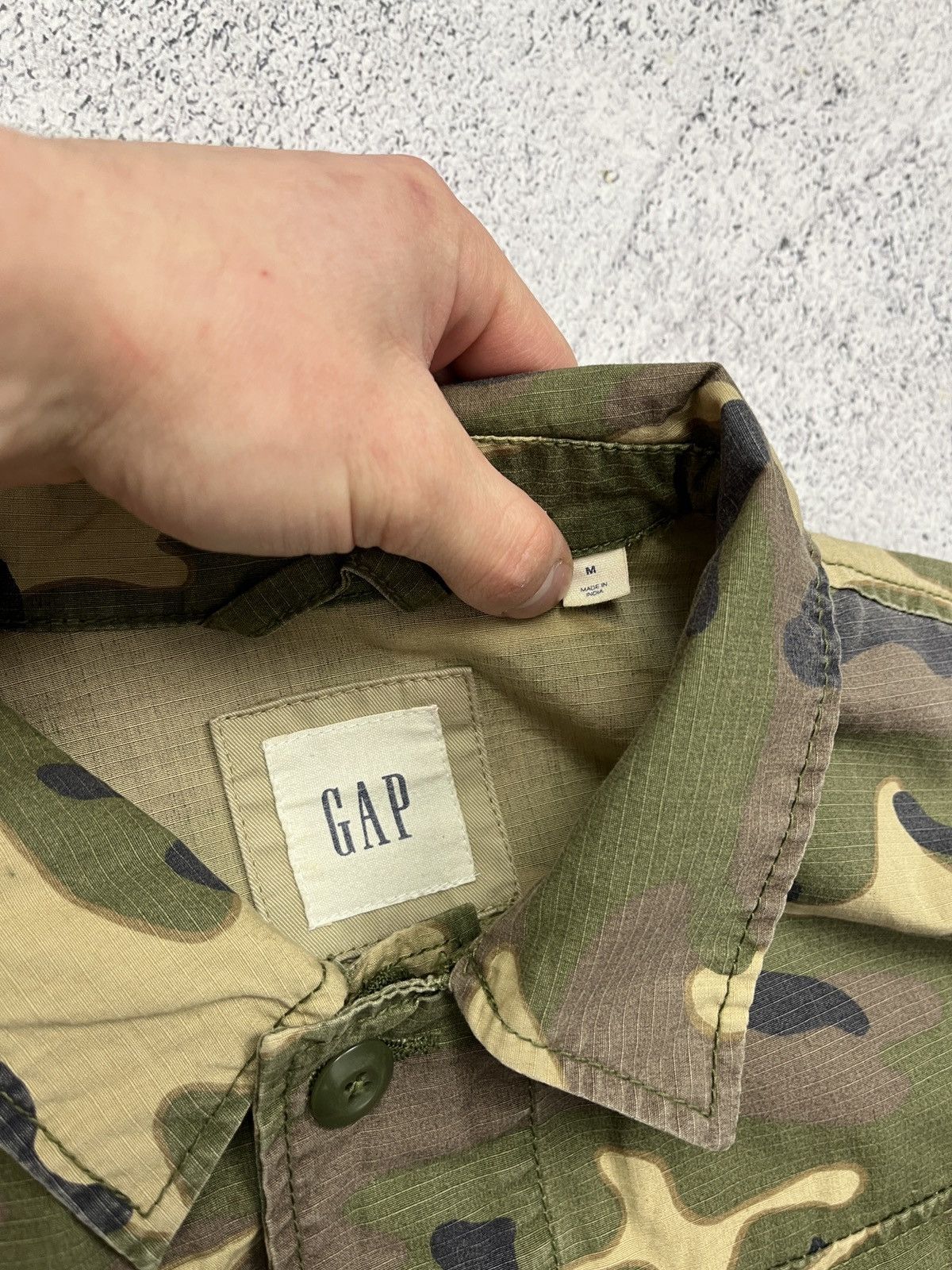 Gap Vintage 00’s Y2k GAP Camo Men’s Field Jacket Japanese Rare Size US M / EU 48-50 / 2 - 6 Thumbnail