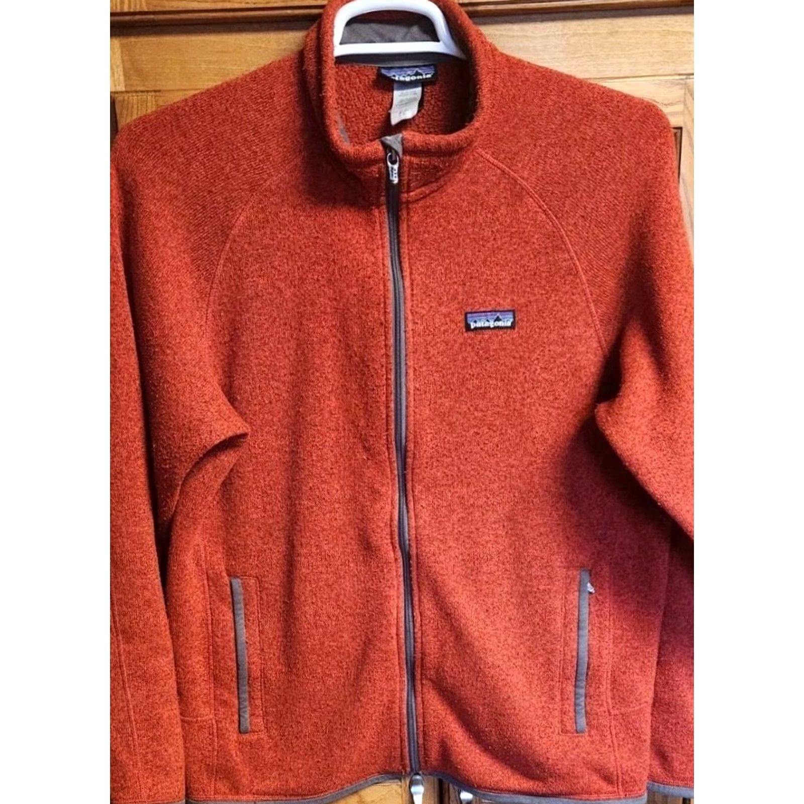 Patagonia VINTAGE Patagonia Fleece Jacket Mens L Red Full Zip Pockets 90s Retro Outdoor Classic Dad Season Winter Fall Zip Vented Size US L / EU 52-54 / 3 - 5 Thumbnail