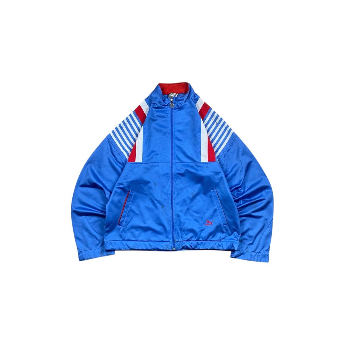 Vintage Grail 80s Puma Tracktop Jacket Size US M / EU 48-50 / 2 - 1 Thumbnail