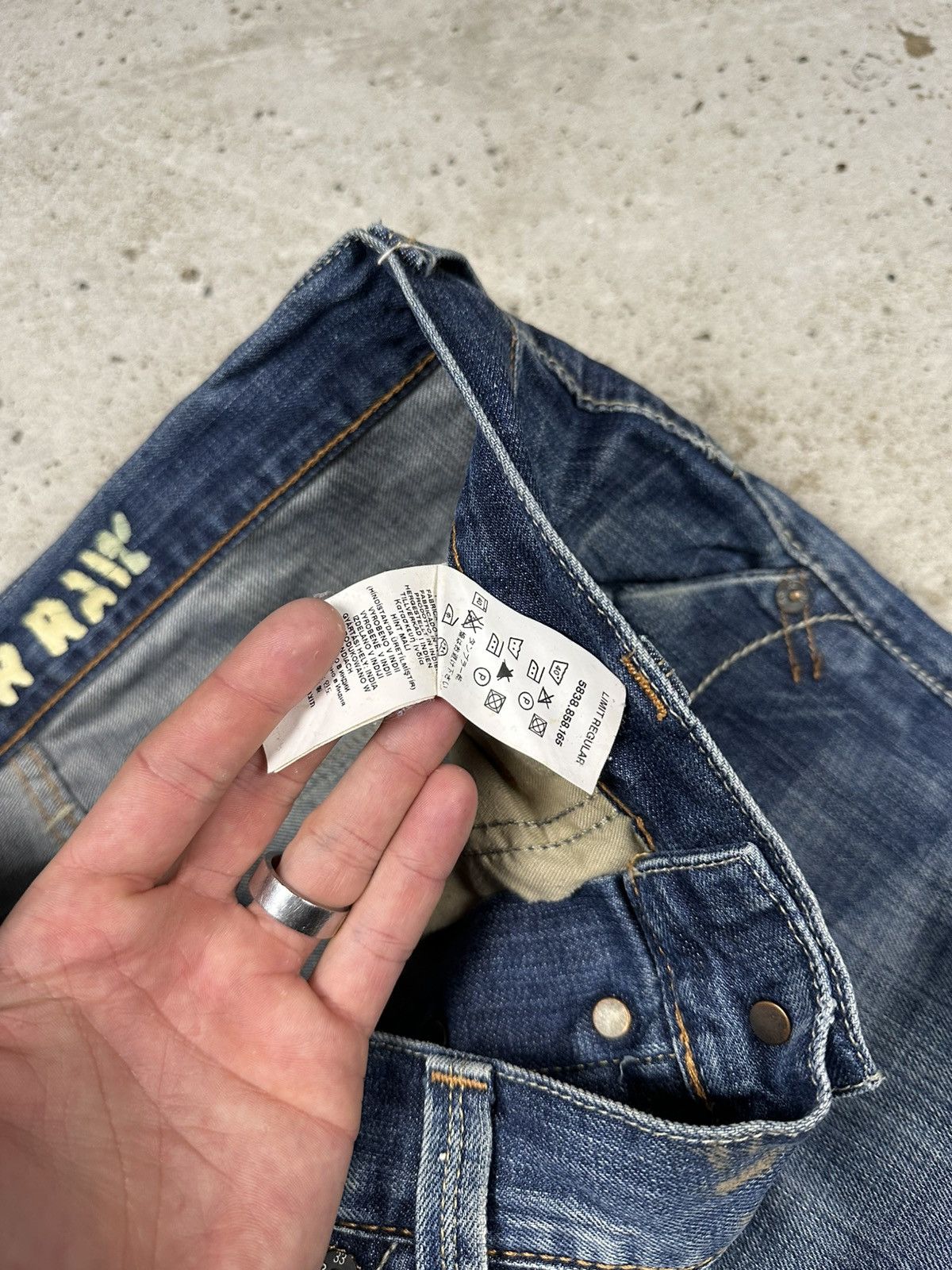G-Star Vintage Y2K G Star Raw Limit Regular Denim Pants Jeans baggy Size US 31 - 11 Thumbnail