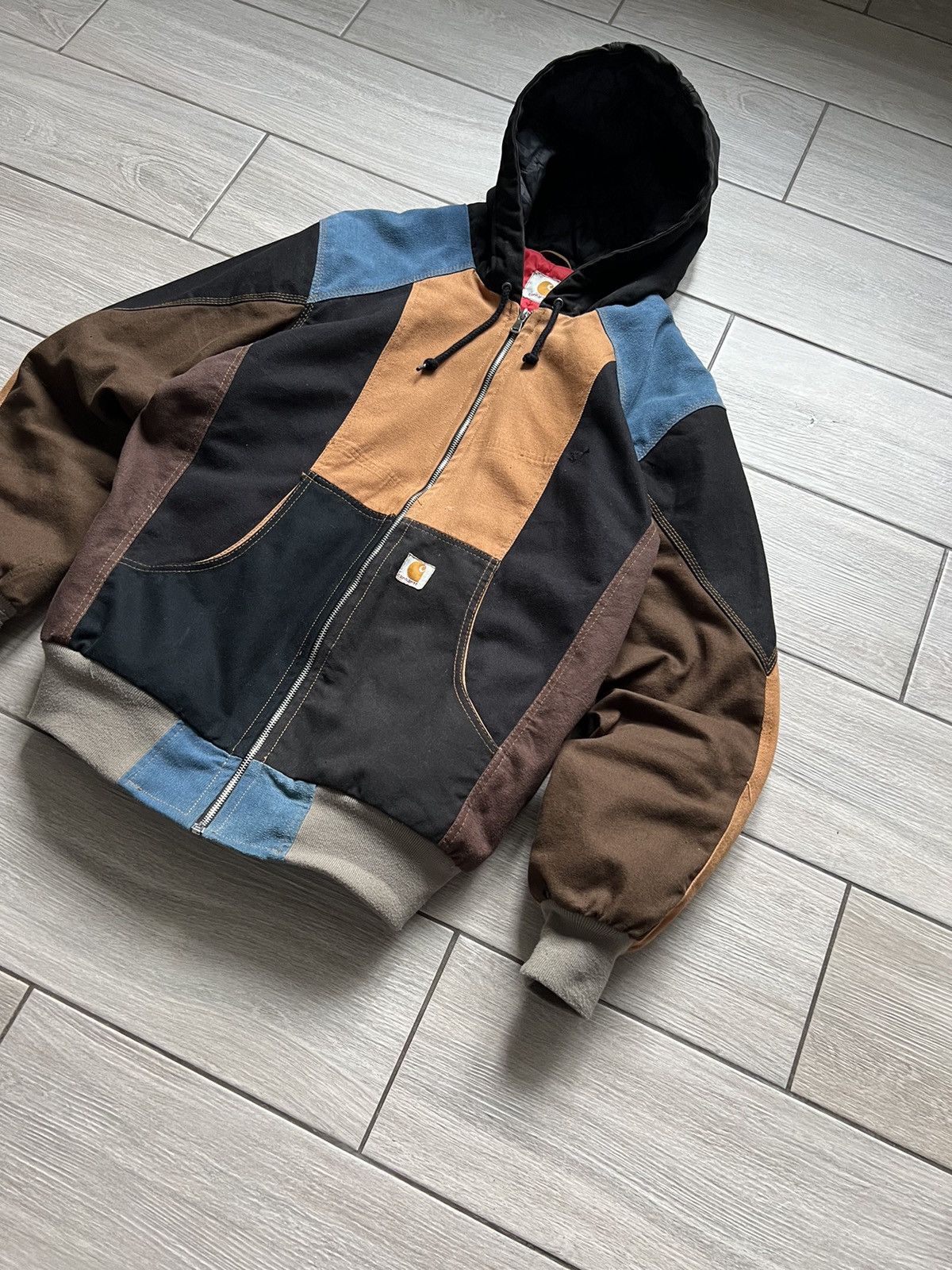 Carhartt × Vintage Men’s Vintage Rare Carhartt Bomber Jacket Distressed Size US L / EU 52-54 / 3 - 5 Thumbnail