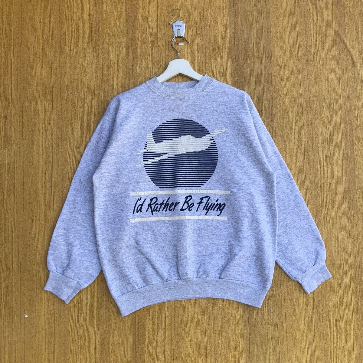 Vintage Velva Sheen I Rather Be Flying Sweatshirt