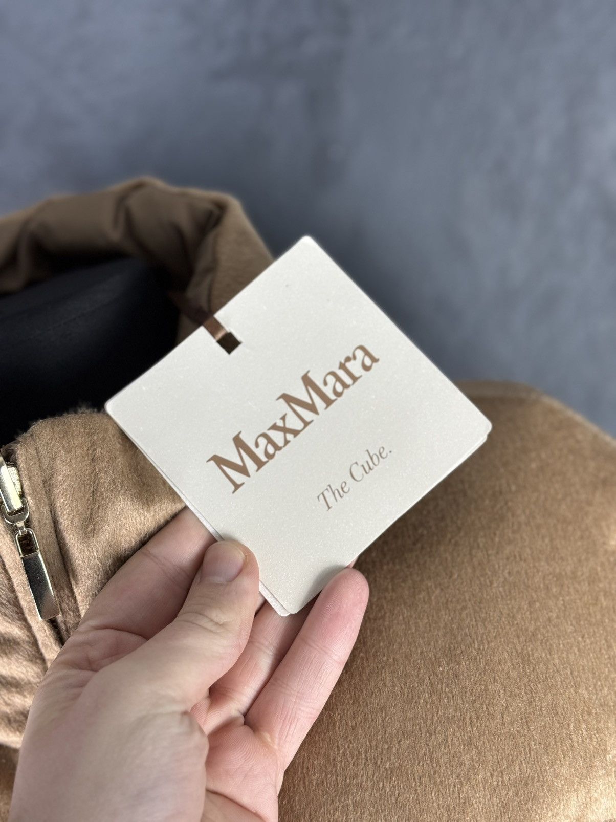 Max Mara RRP 998 € Max Mara The Cube Camel Reversible Down Jacket Size M / US 6-8 / IT 42-44 - 16 Thumbnail