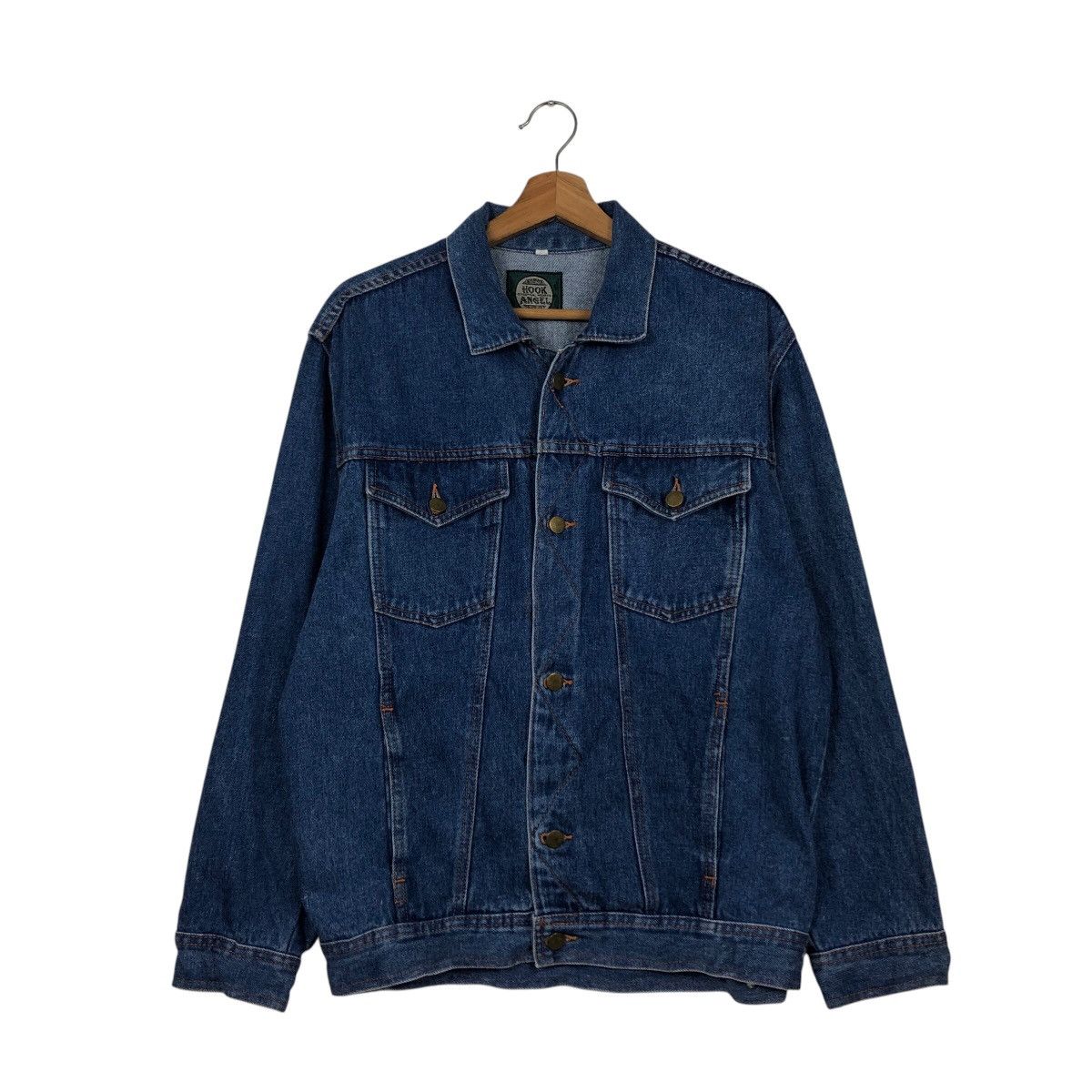 Hysteric Glamour 📌Vintage Biker Denim Jacket Hook Angel Multi Pocket Size US M / EU 48-50 / 2 - 2 Thumbnail