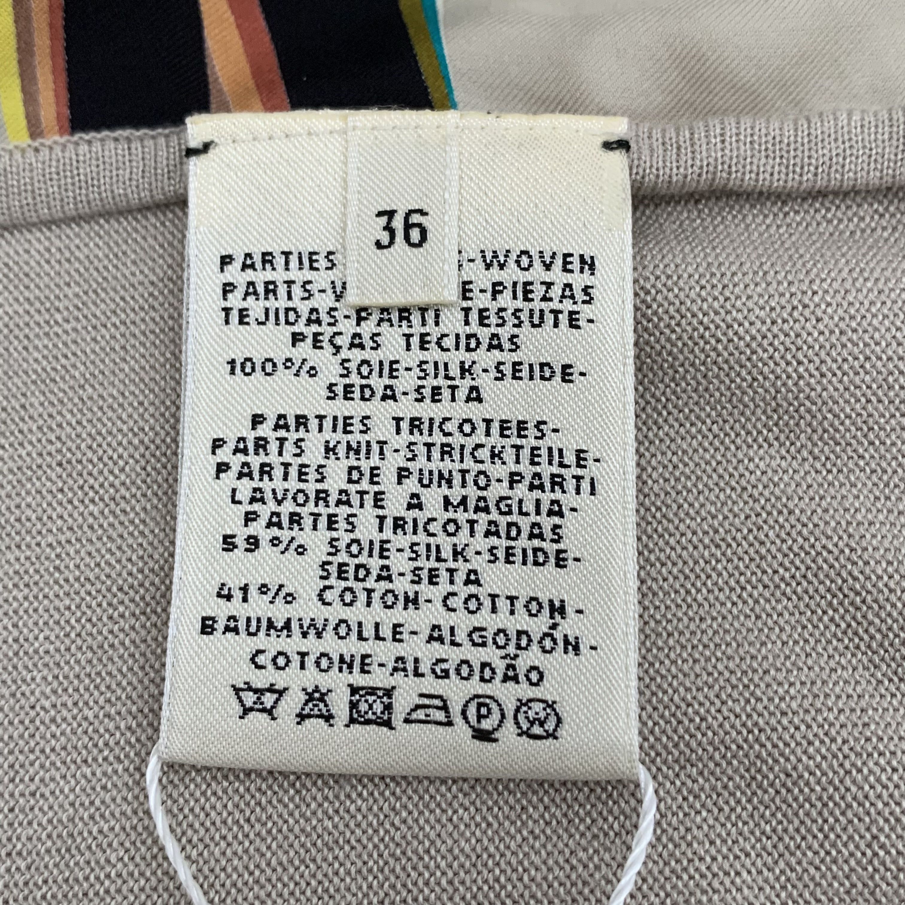 Hermes Hermès Dress – Graffiti Silk Colorblock (Size XS) Size XS / US 0-2 / IT 36-38 - 4 Thumbnail
