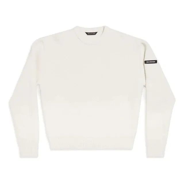 Balenciaga o1bcso1str0426 Sweater in White Size US XS / EU 42 / 0 - 1 Thumbnail