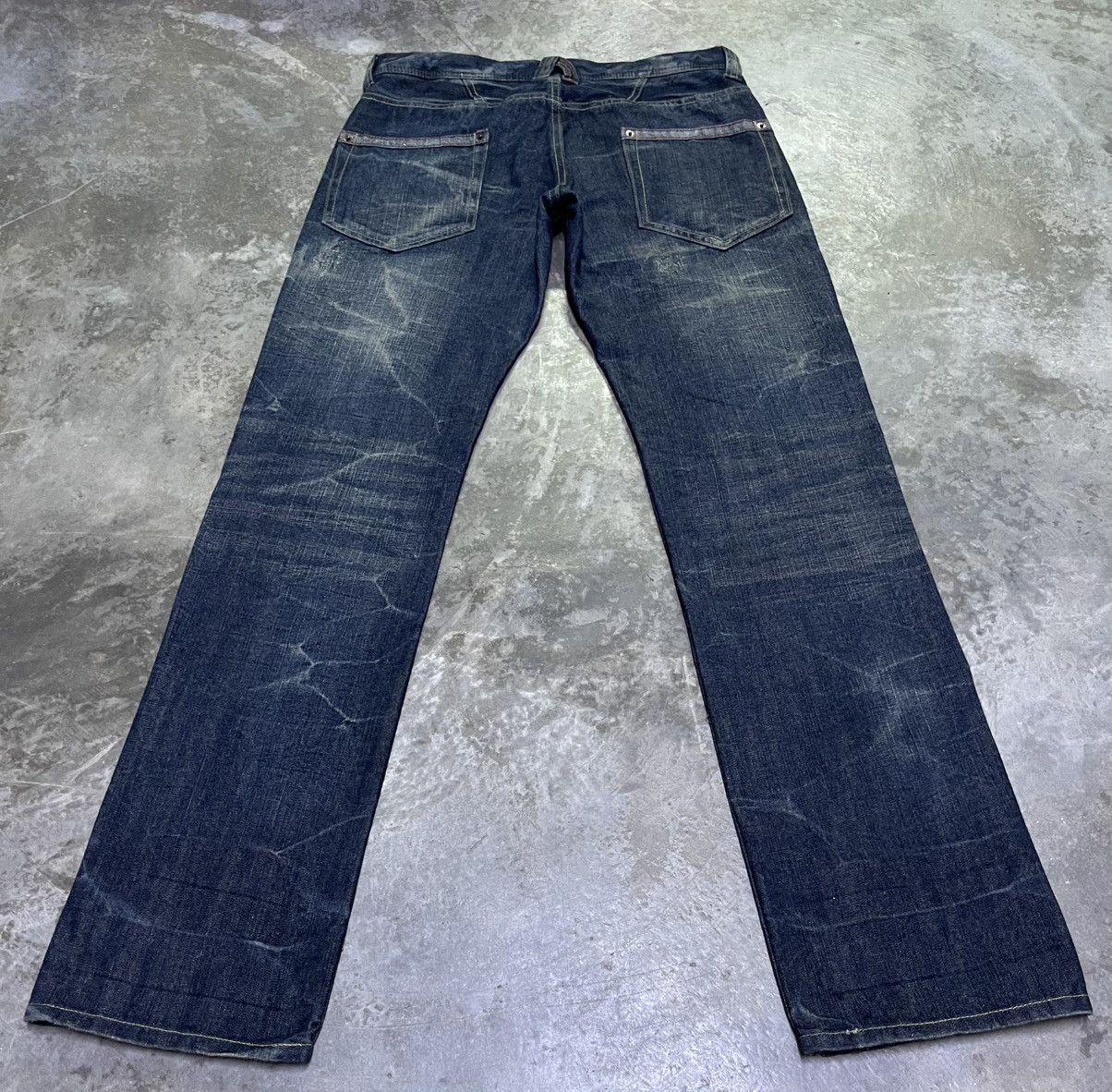 Hysteric Glamour Flare Japan Jeans Lightning Wash Real Vintage Size US 33 - 2 Thumbnail