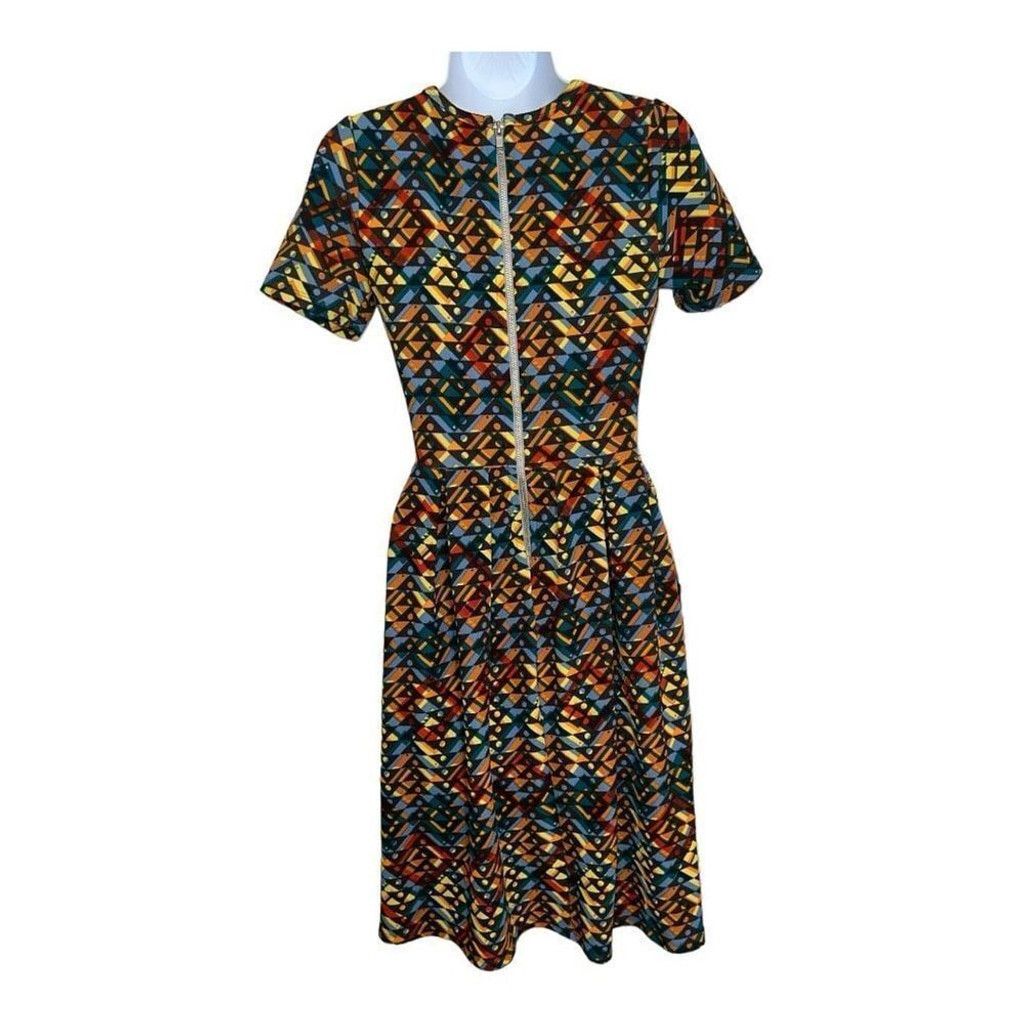 Other Lularoe multicolor Print Short Sleeve Size XS / US 0-2 / IT 36-38 - 3 Thumbnail