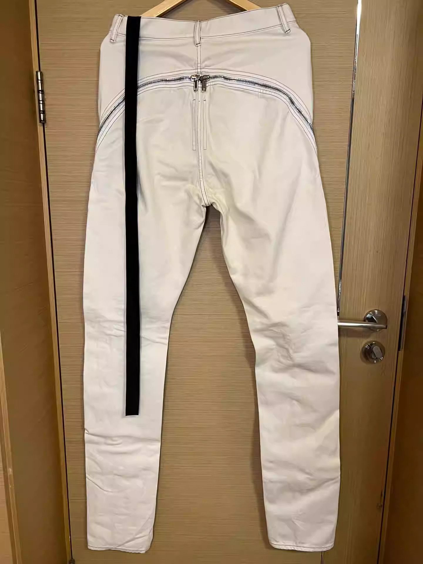 Rick Owens Rick owens 22SS Banana Cut Zipper Pants Banana Pants-2505 Size US 30 / EU 46 - 2 Thumbnail